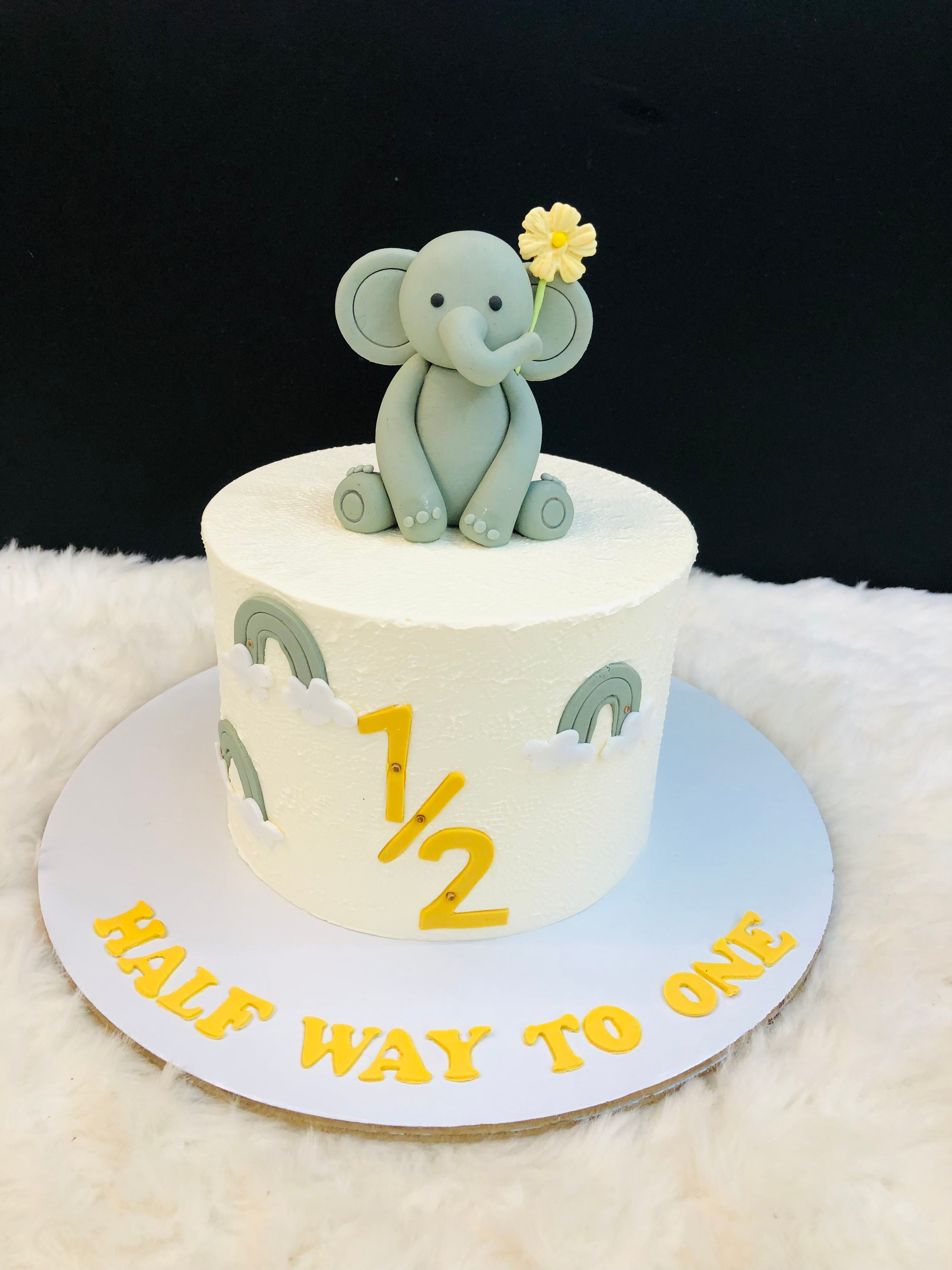 Halfway to One Baby Cake