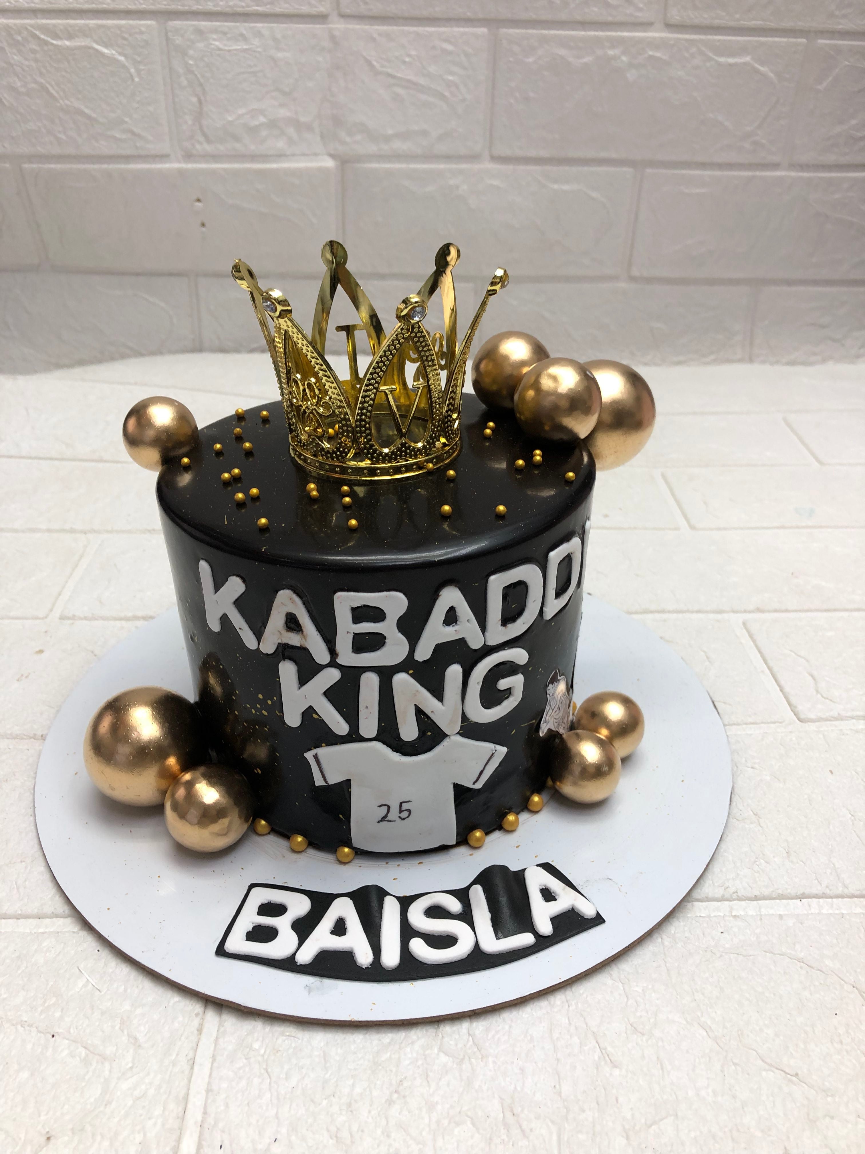 Kabaddi King Birthday Cake
