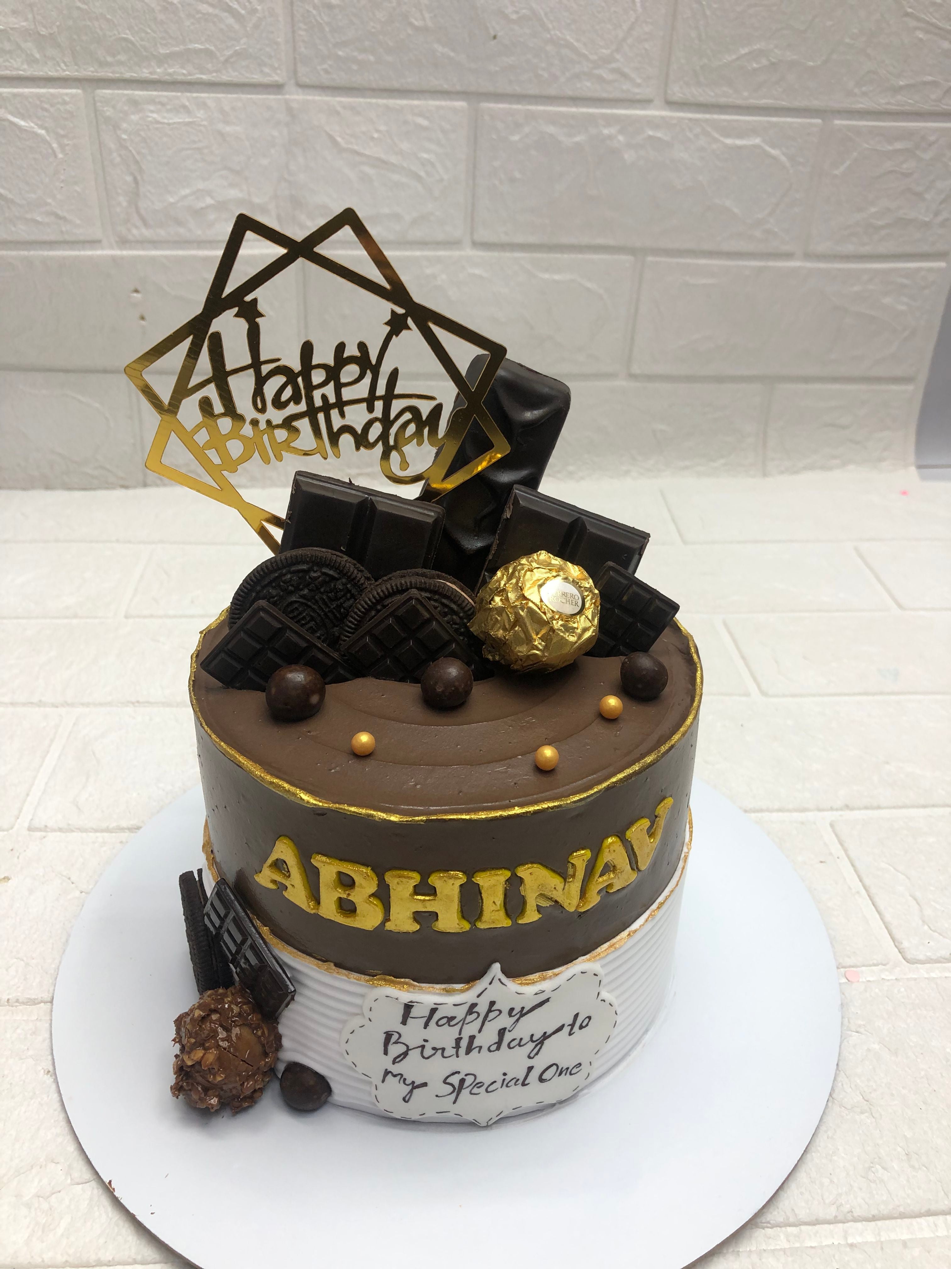 Dual-Tone with Ferrero, Oreo cake