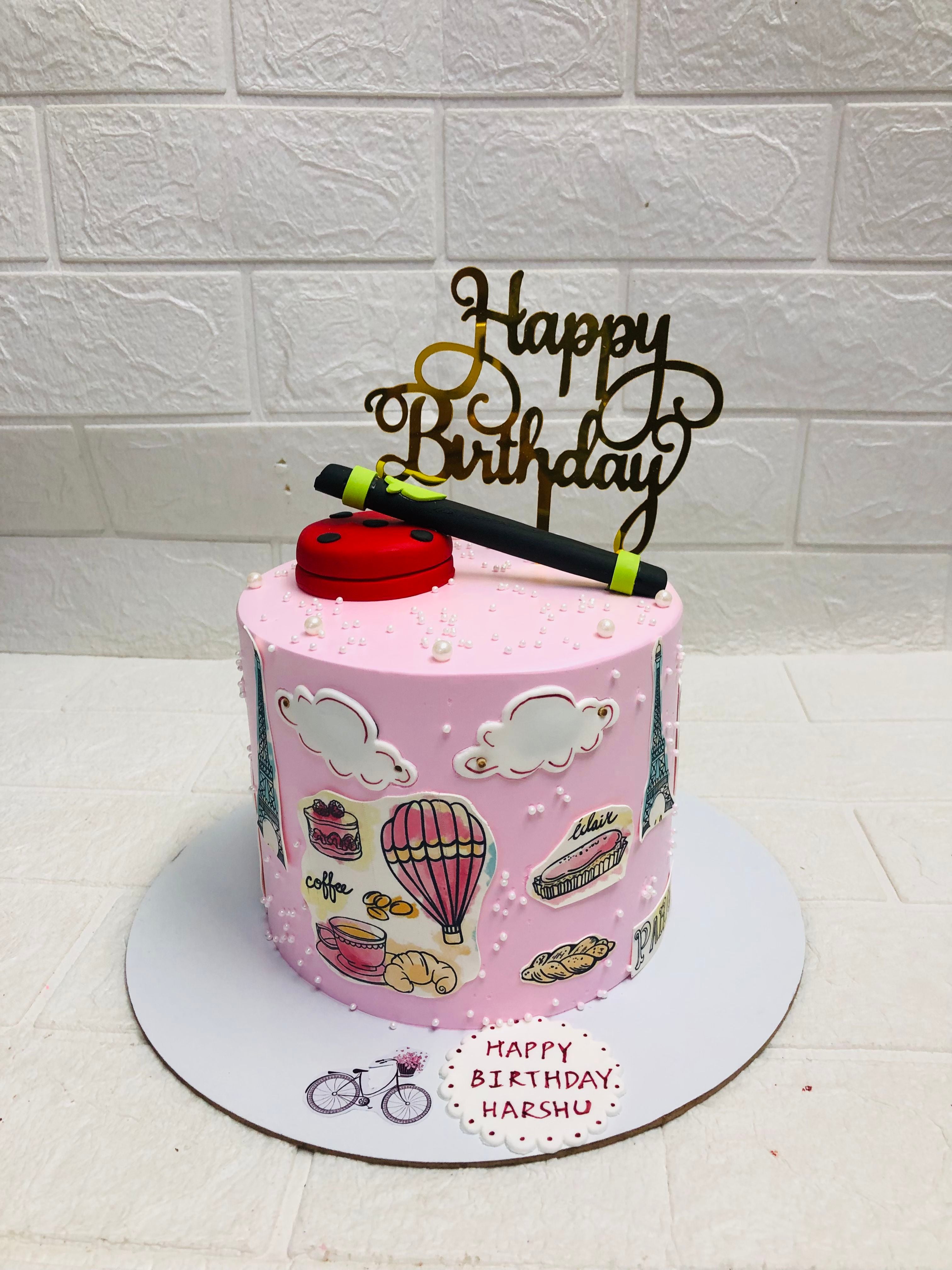 Travel & Graduation Birthday Cake