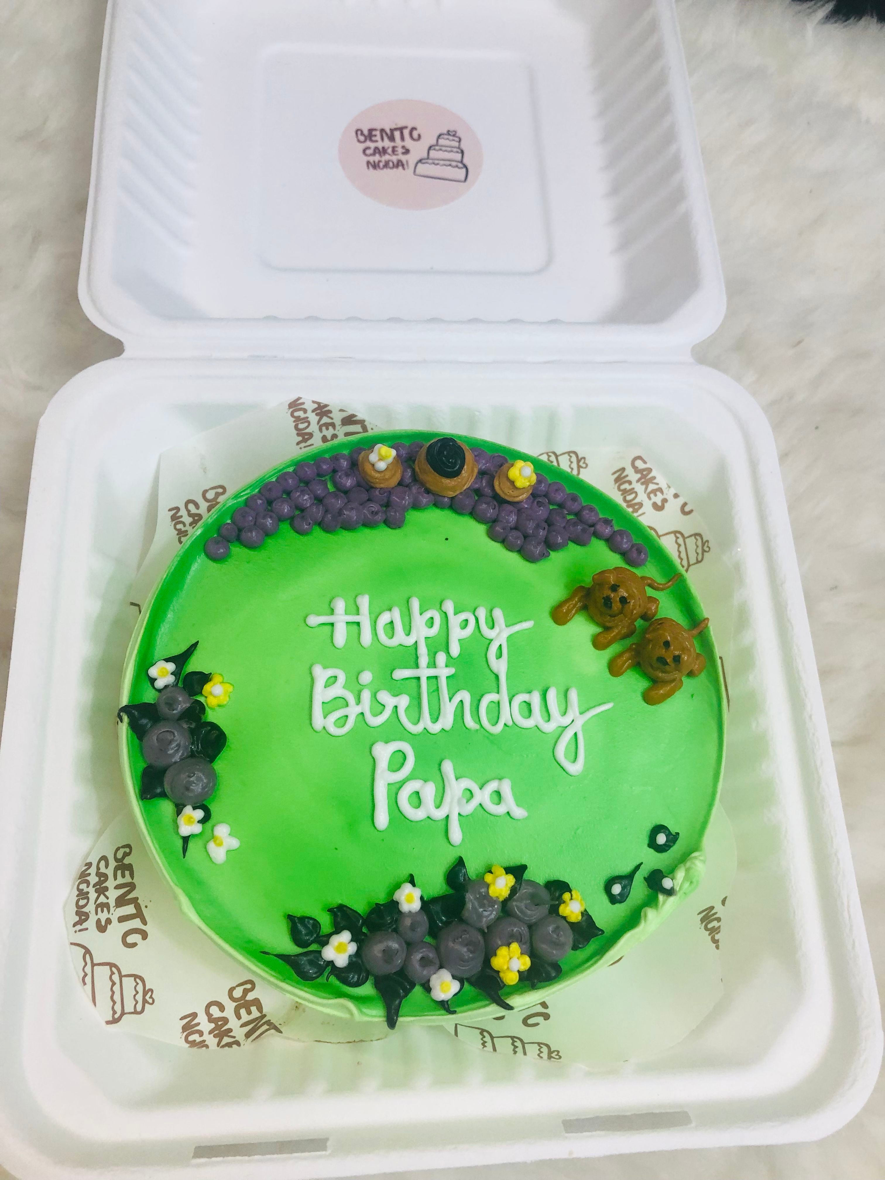 Birthday Bento Cake for Papa