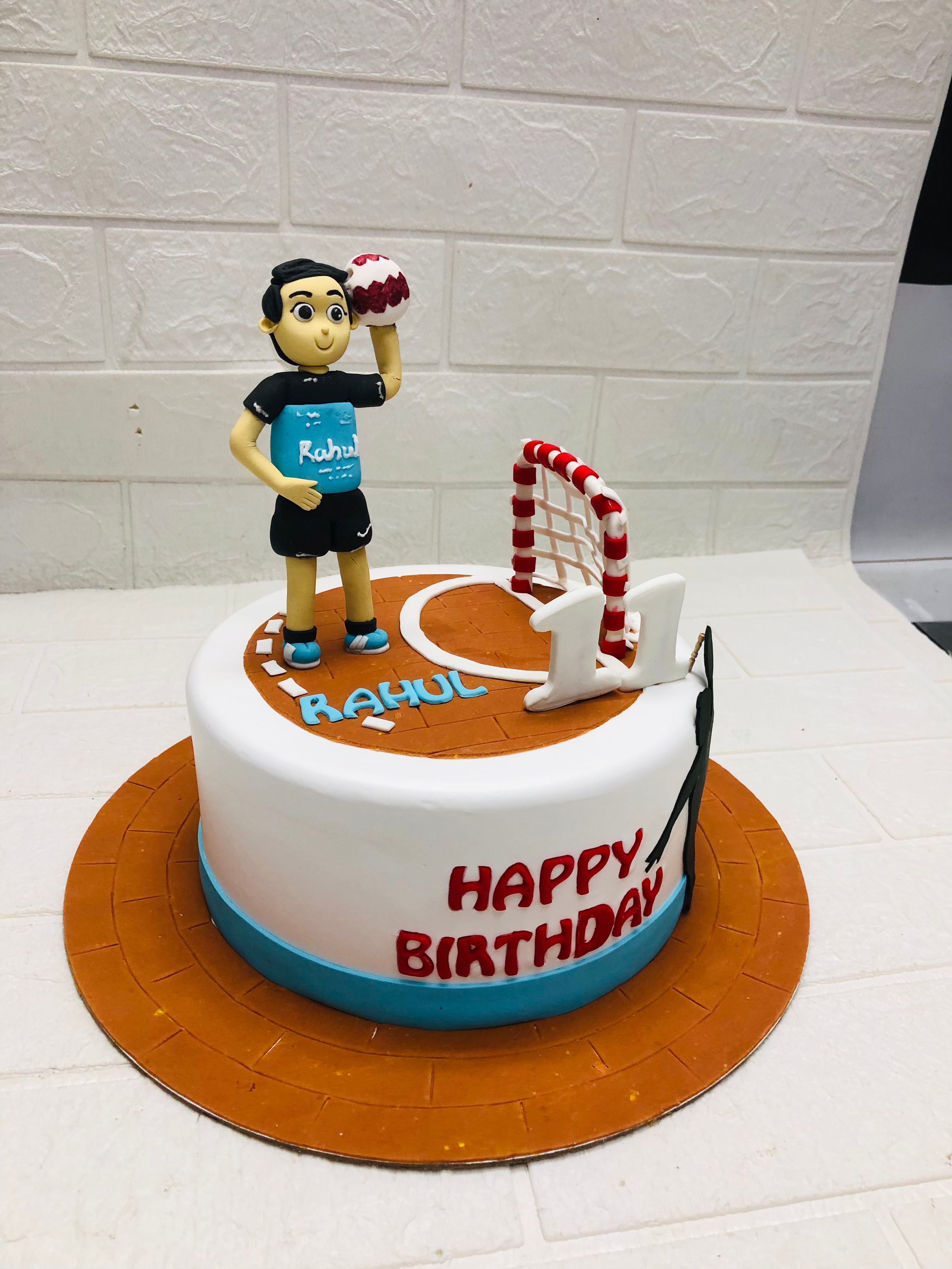 Handball-Themed Birthday Cake