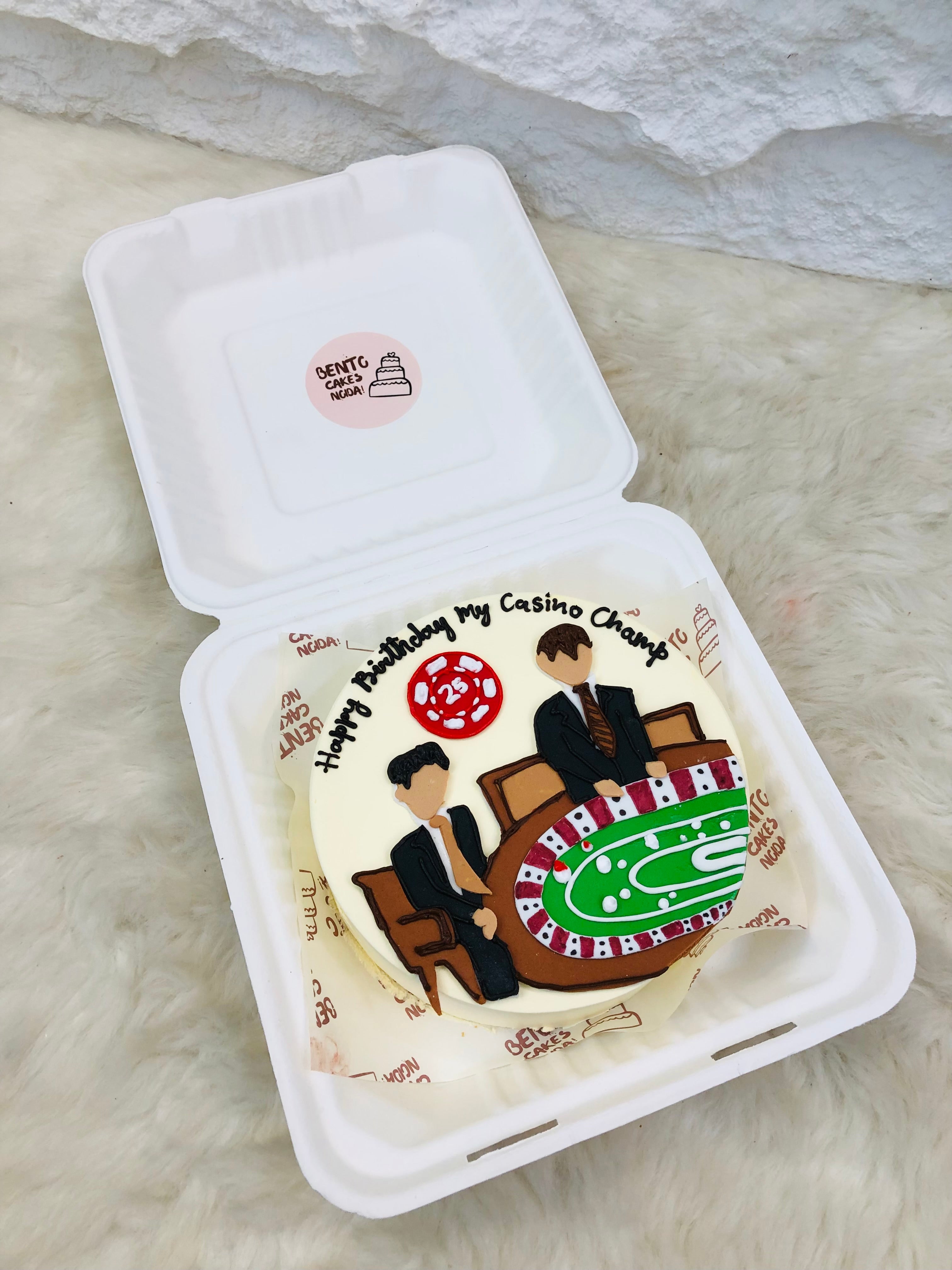 Casino Theme Bento Cake