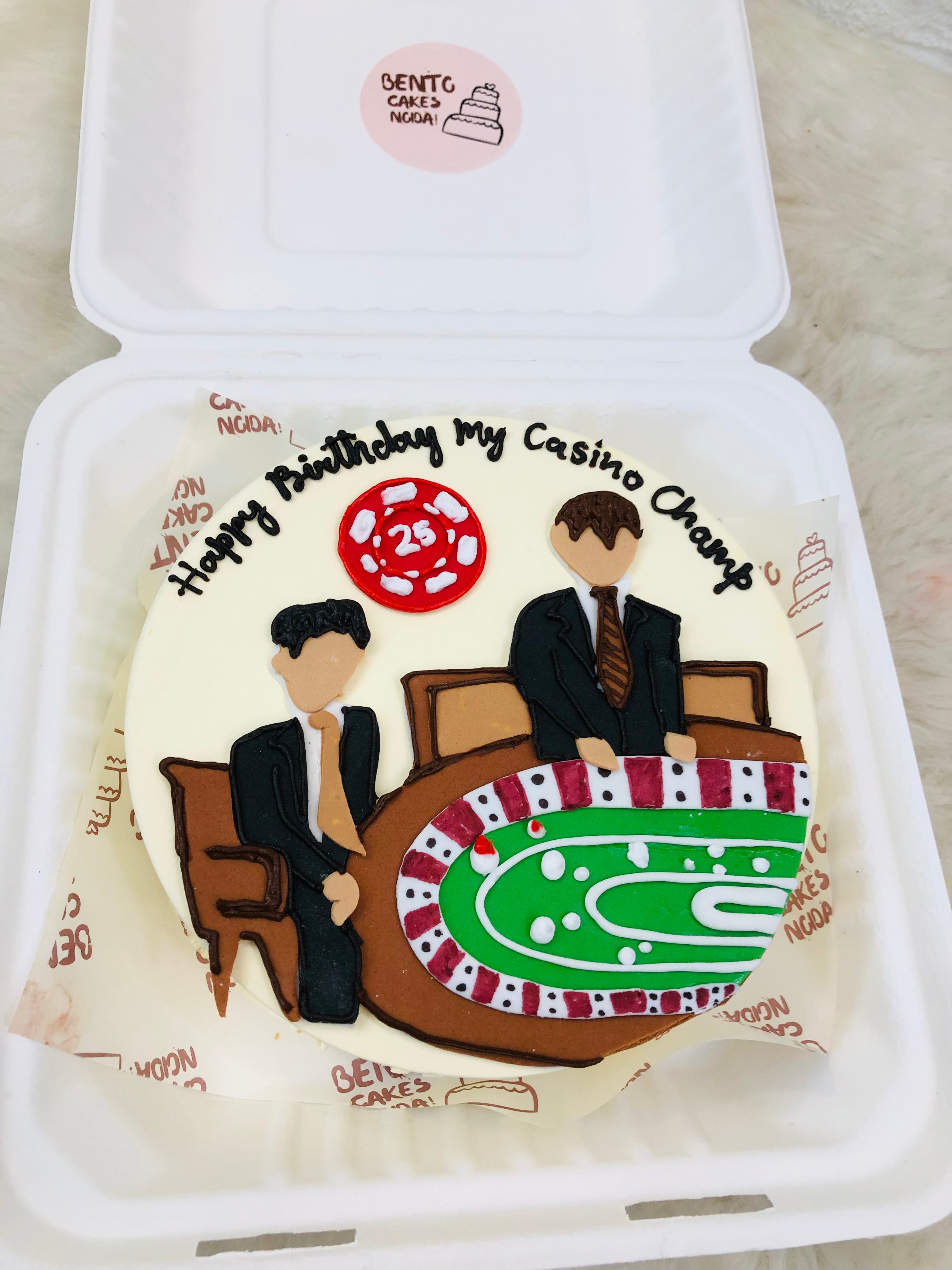 Casino Theme Bento Cake