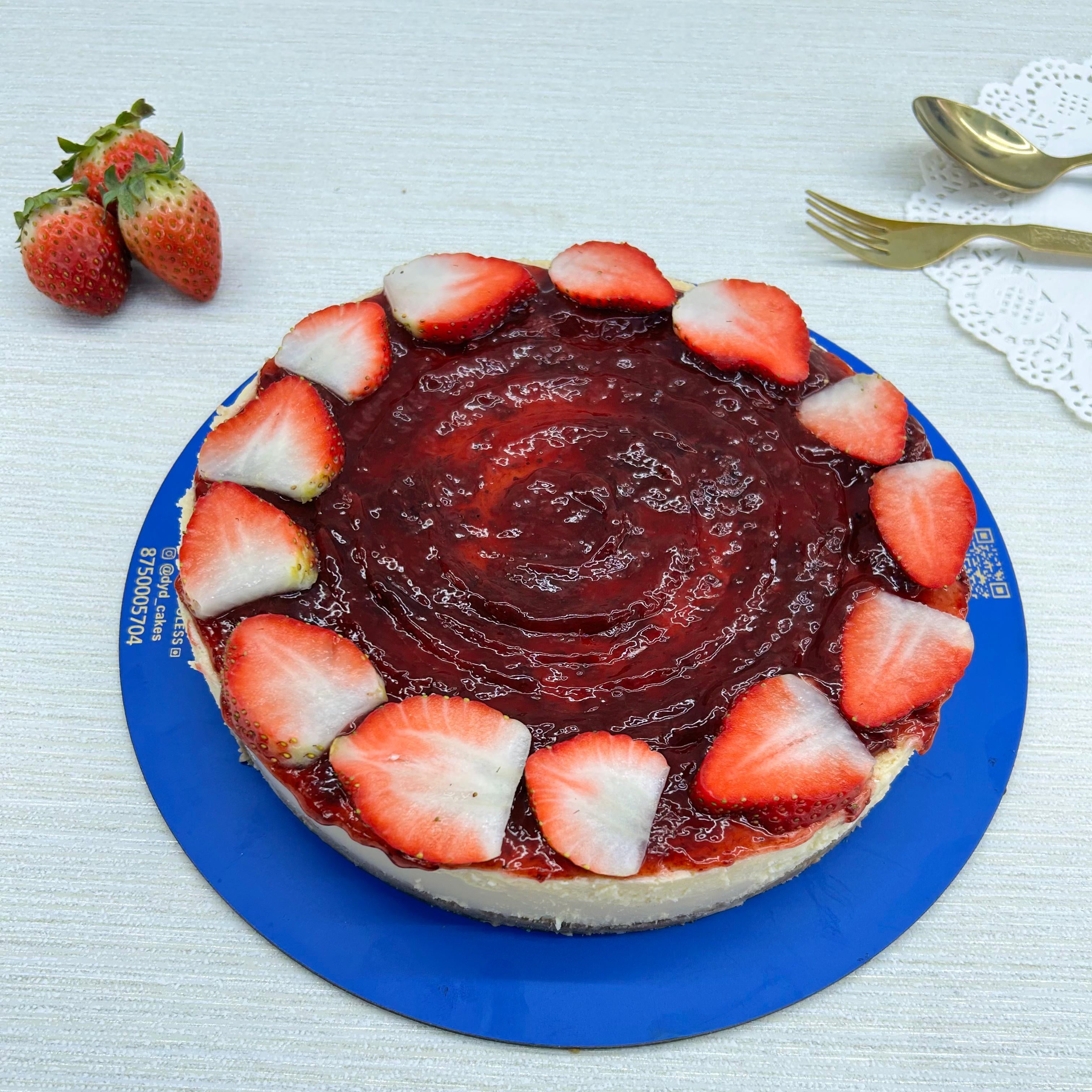 A luscious and creamy dessert bursting with the sweet and tangy flavors of fresh strawberries.
