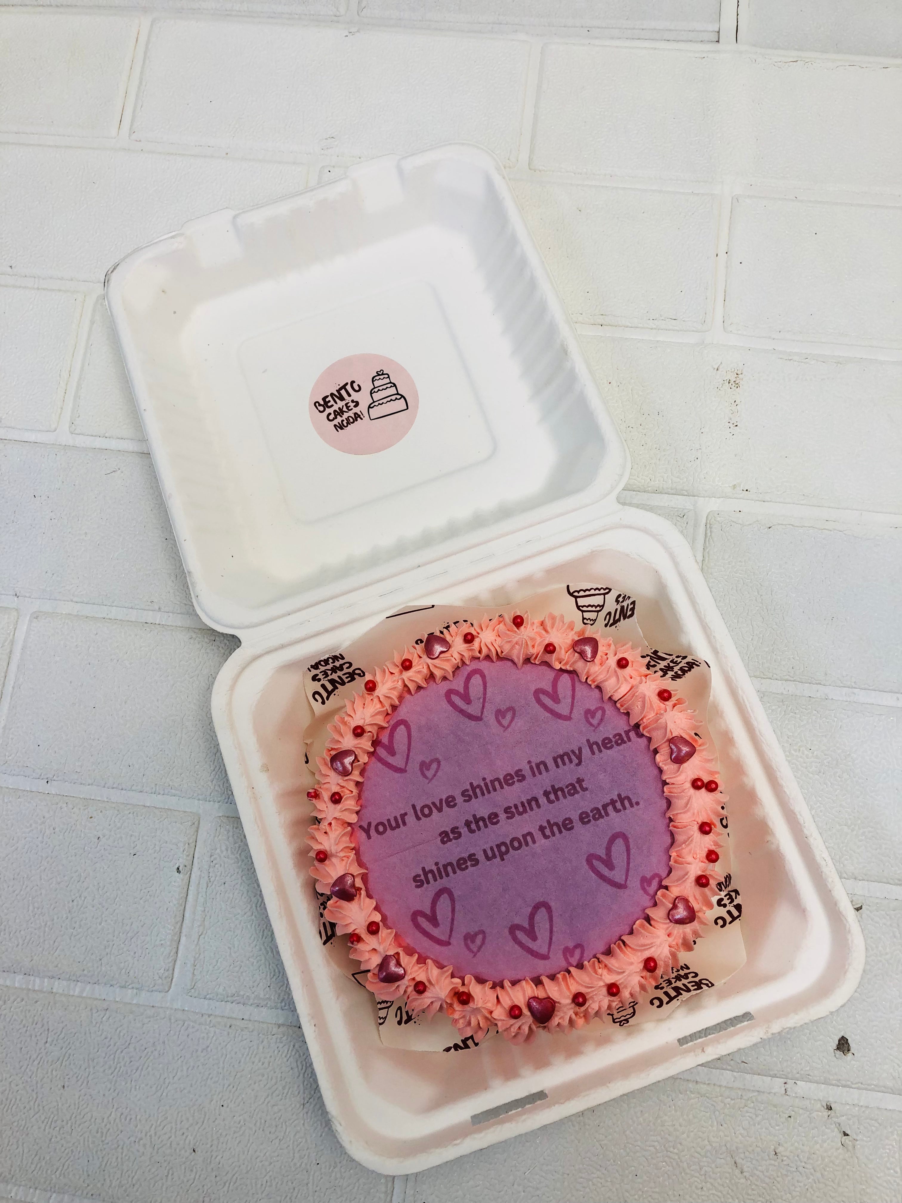 A stunning fire nento cake with love theme.