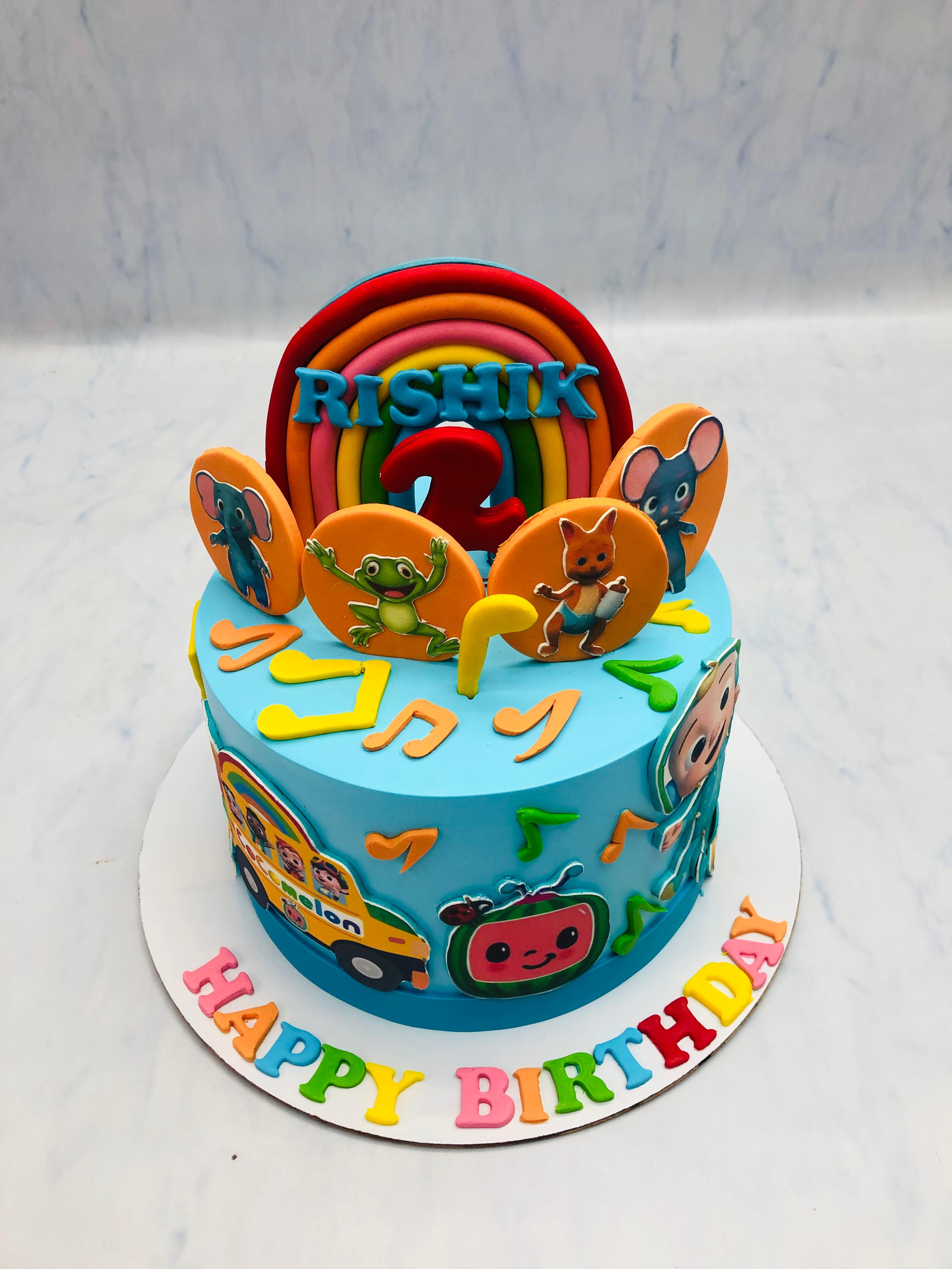 Coco melon Music Theme Cake