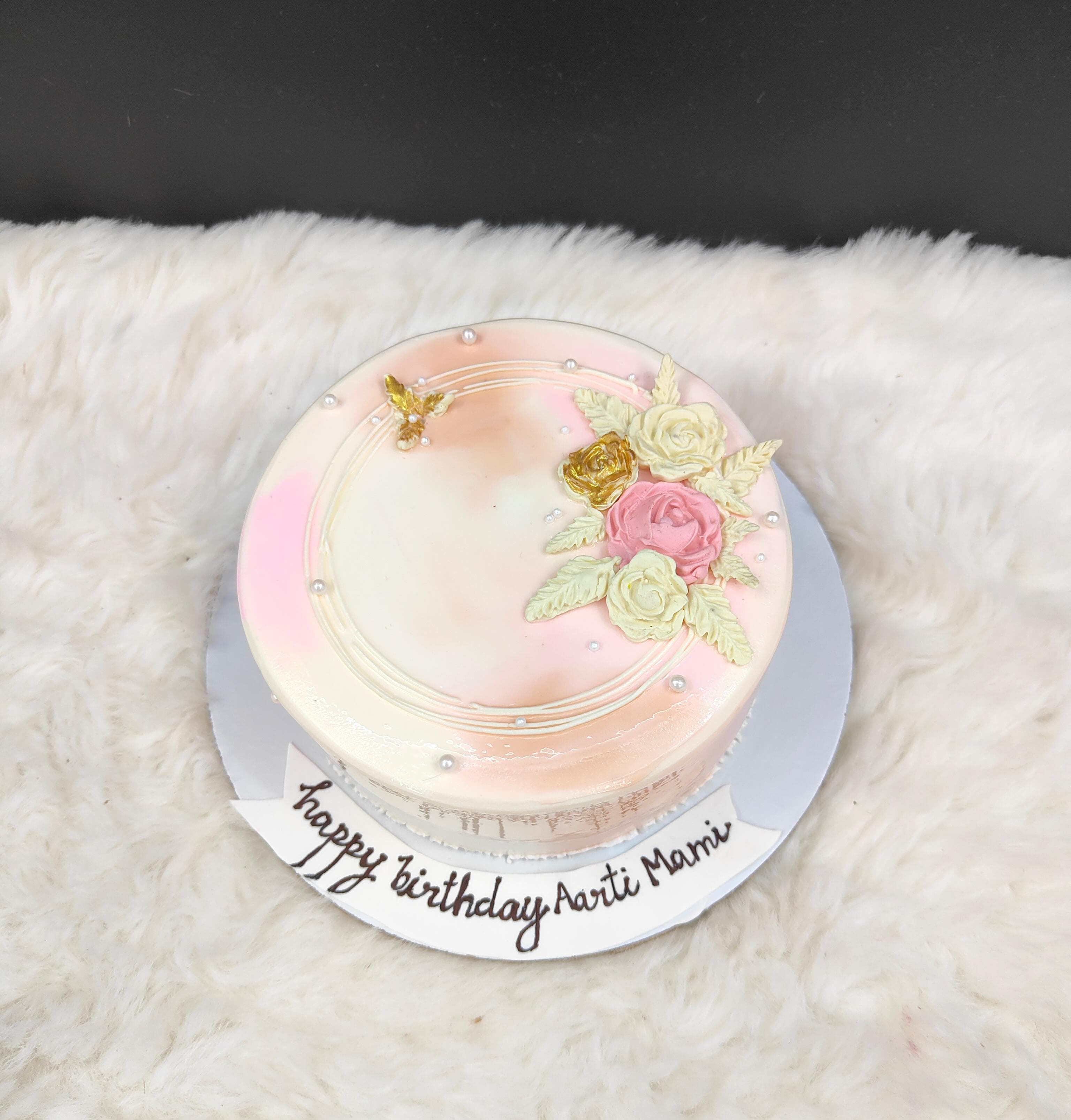 aesthetic Pastel Petals bento cake