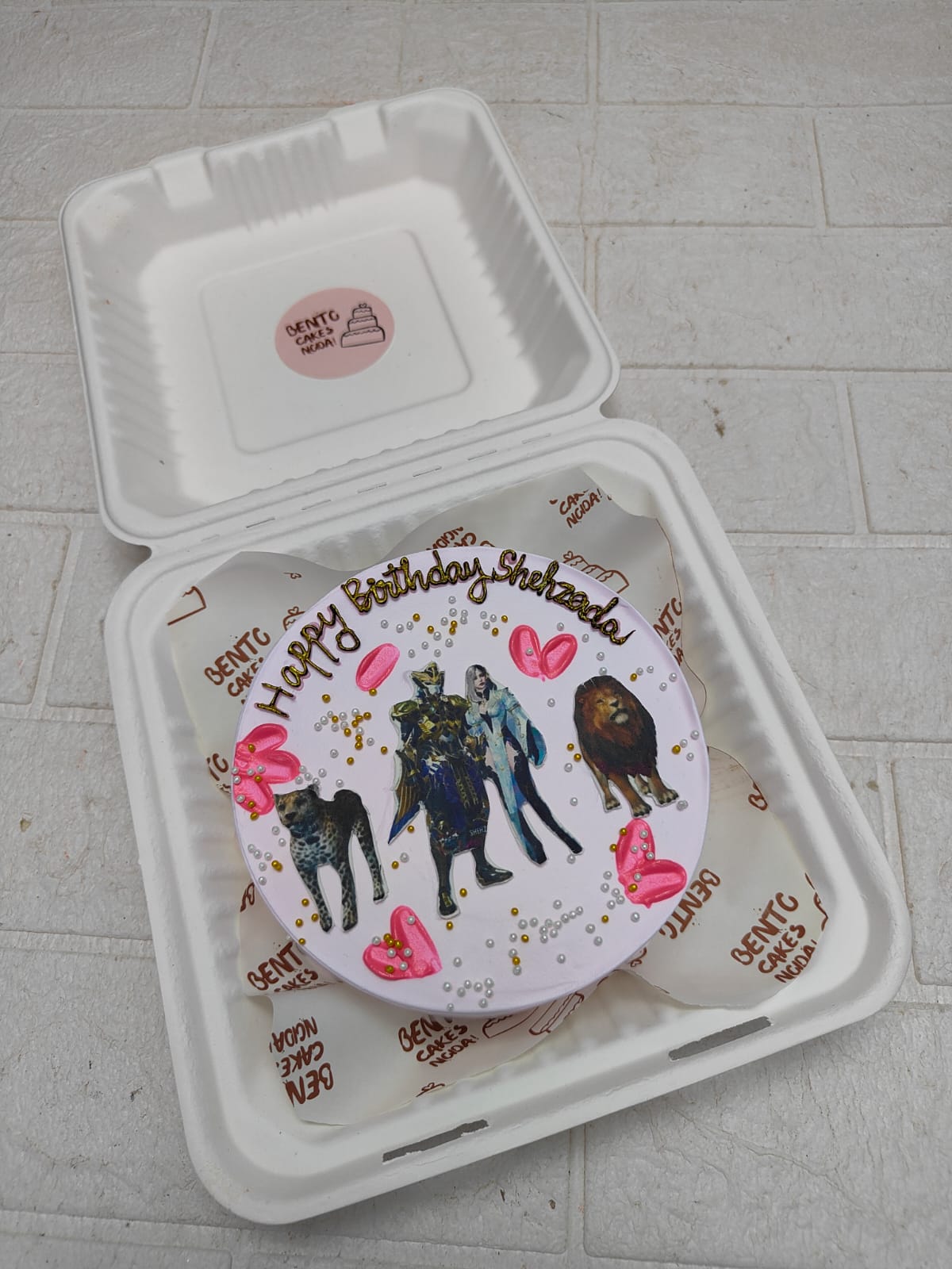 Fantasy Character Birthday Bento Cake