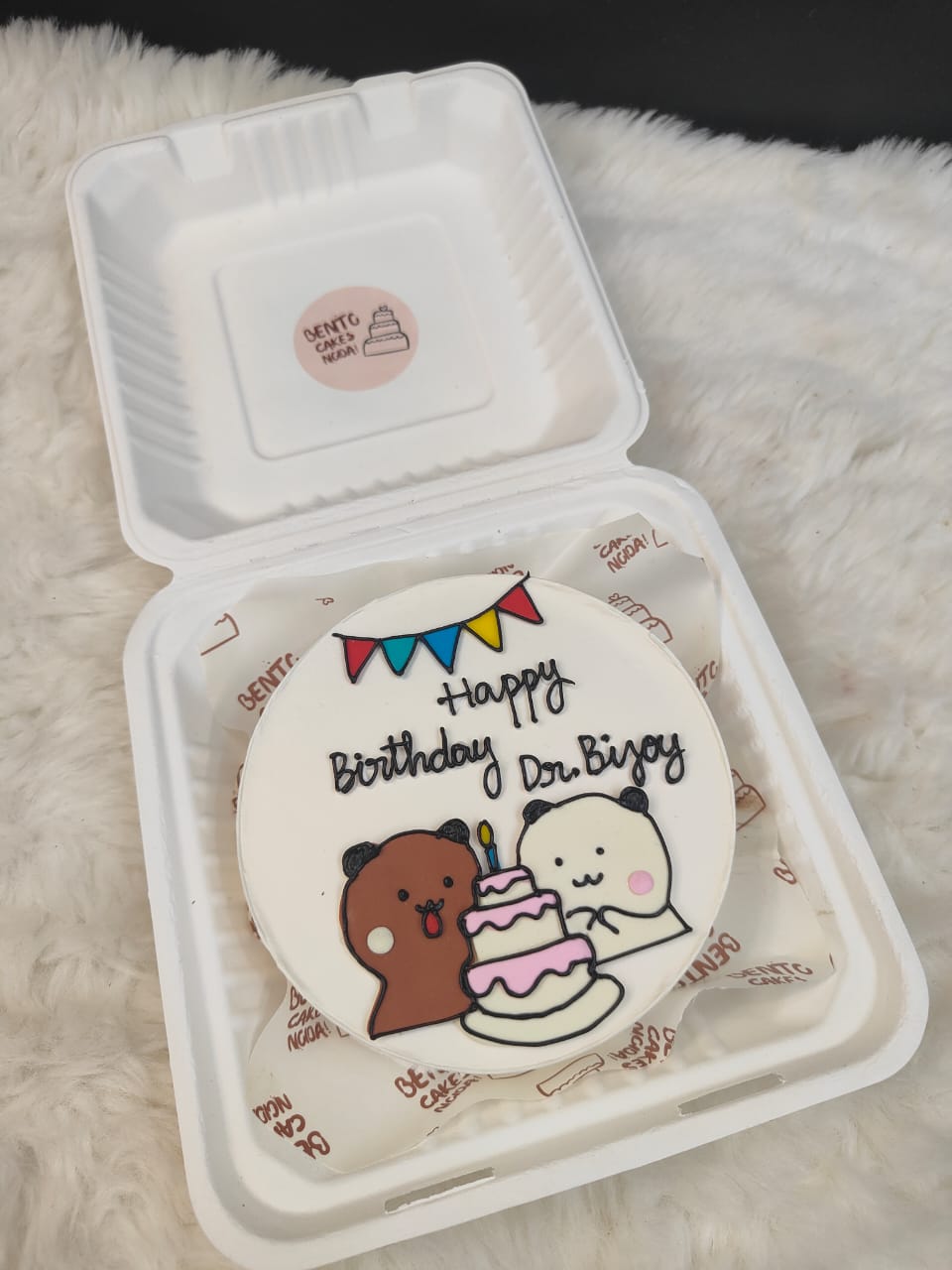 bubu dudu Party Birthday Bento Cake