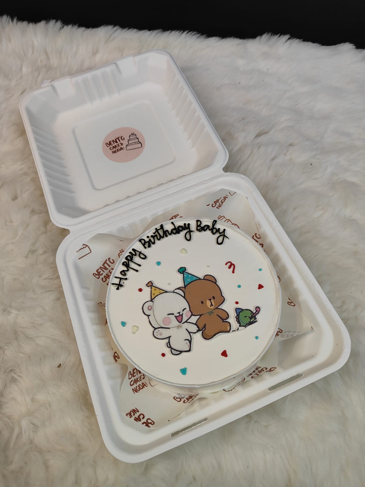 bubu dudu Party Bears Birthday Bento Cake