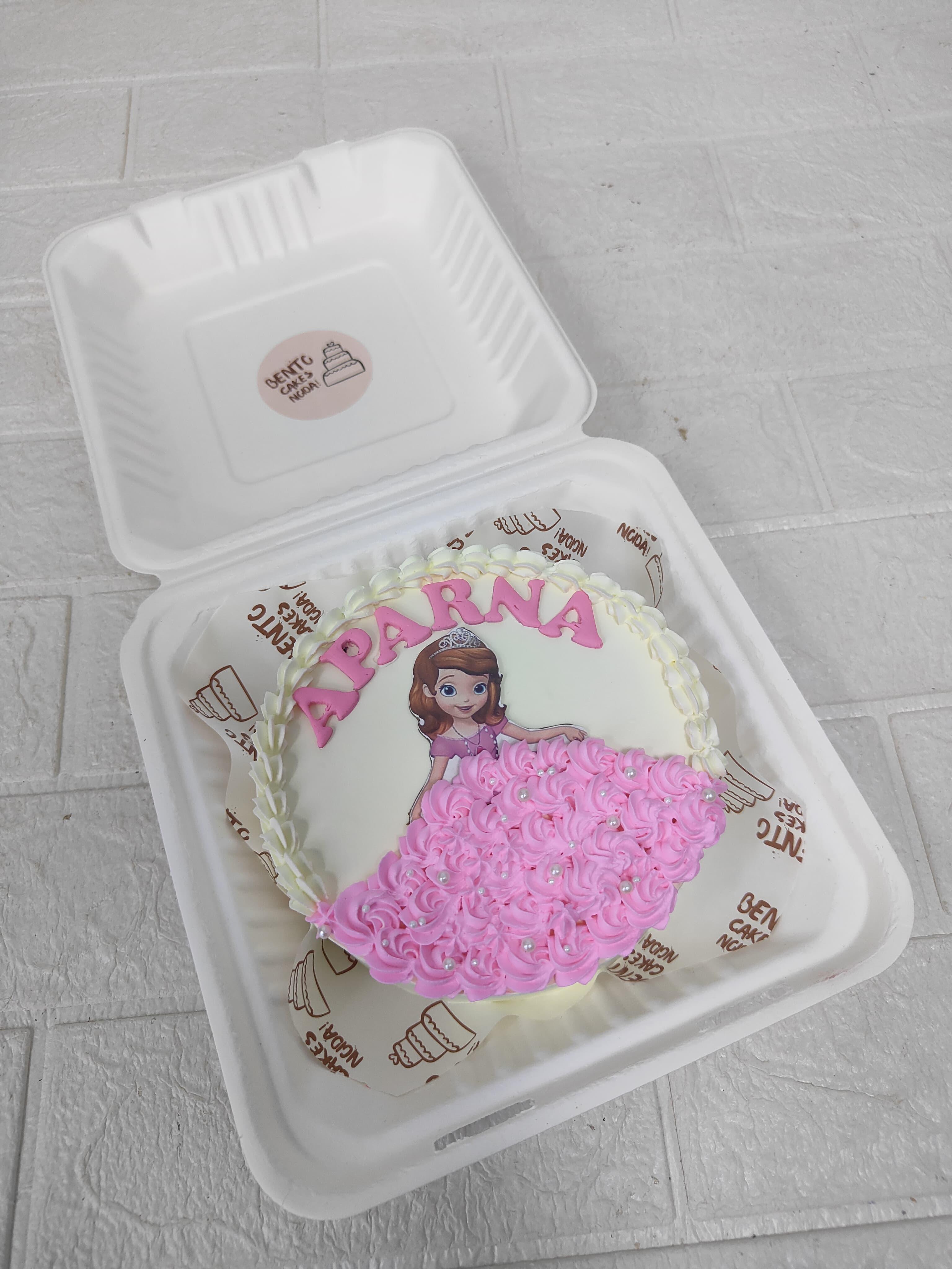 Princess Dress pink Bento cake