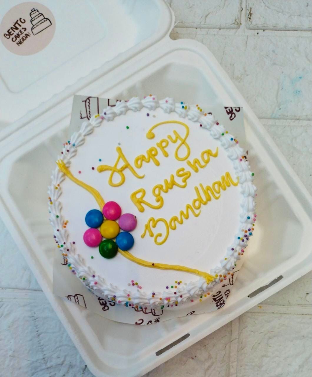 Colorful Raksha Bandhan Cake