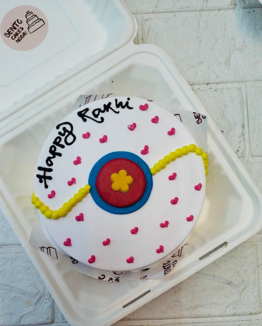 Rakhi Design Cake