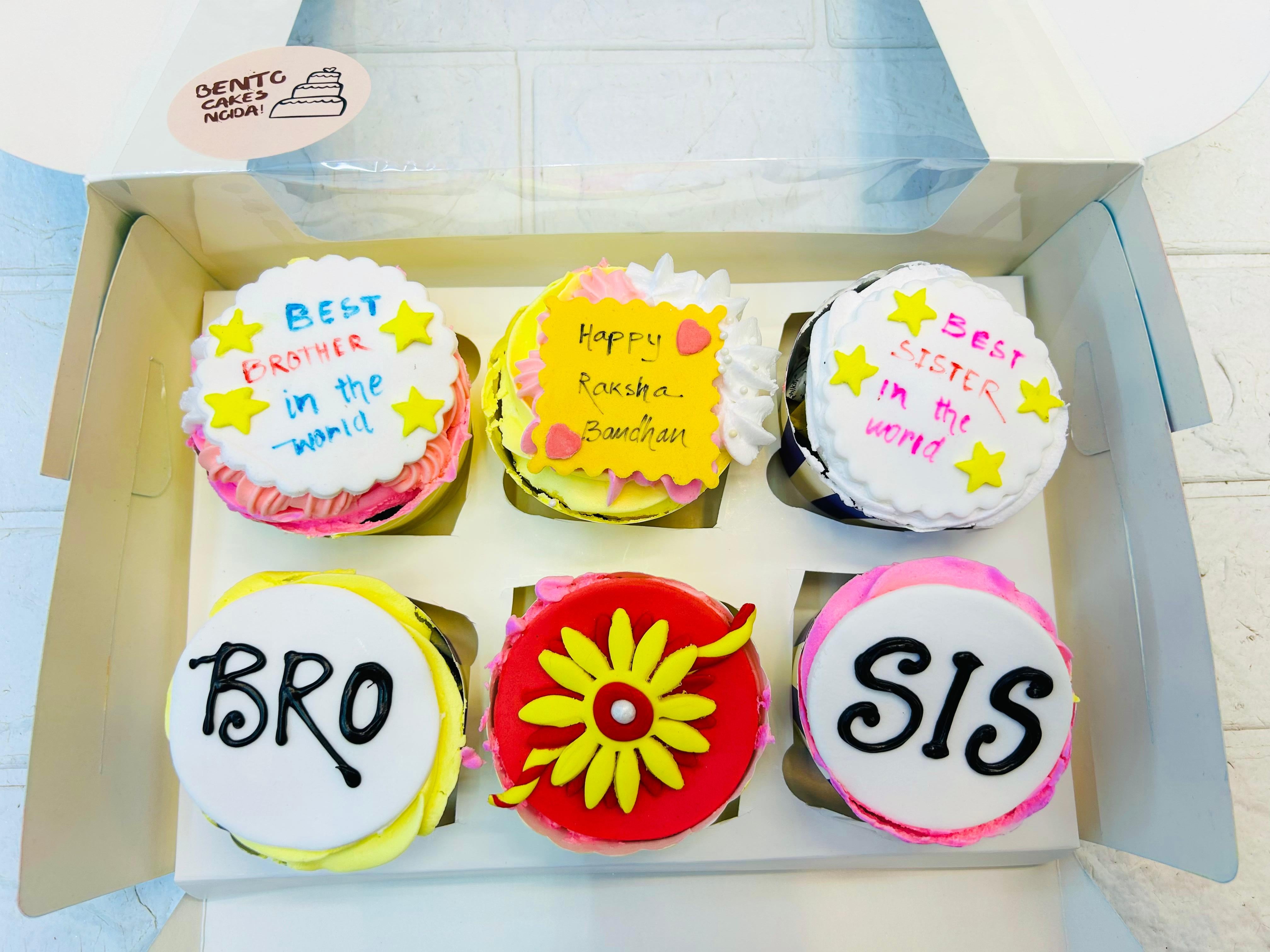 Bhai Behan Cupcake Treat Combo