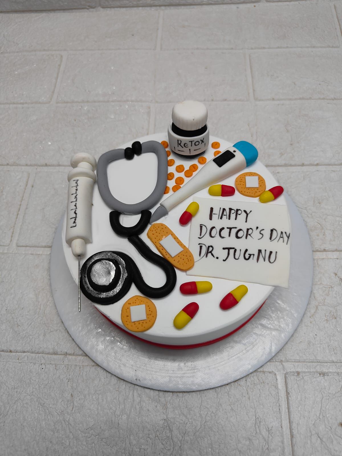 Doctor’s Day Medical Theme Cake