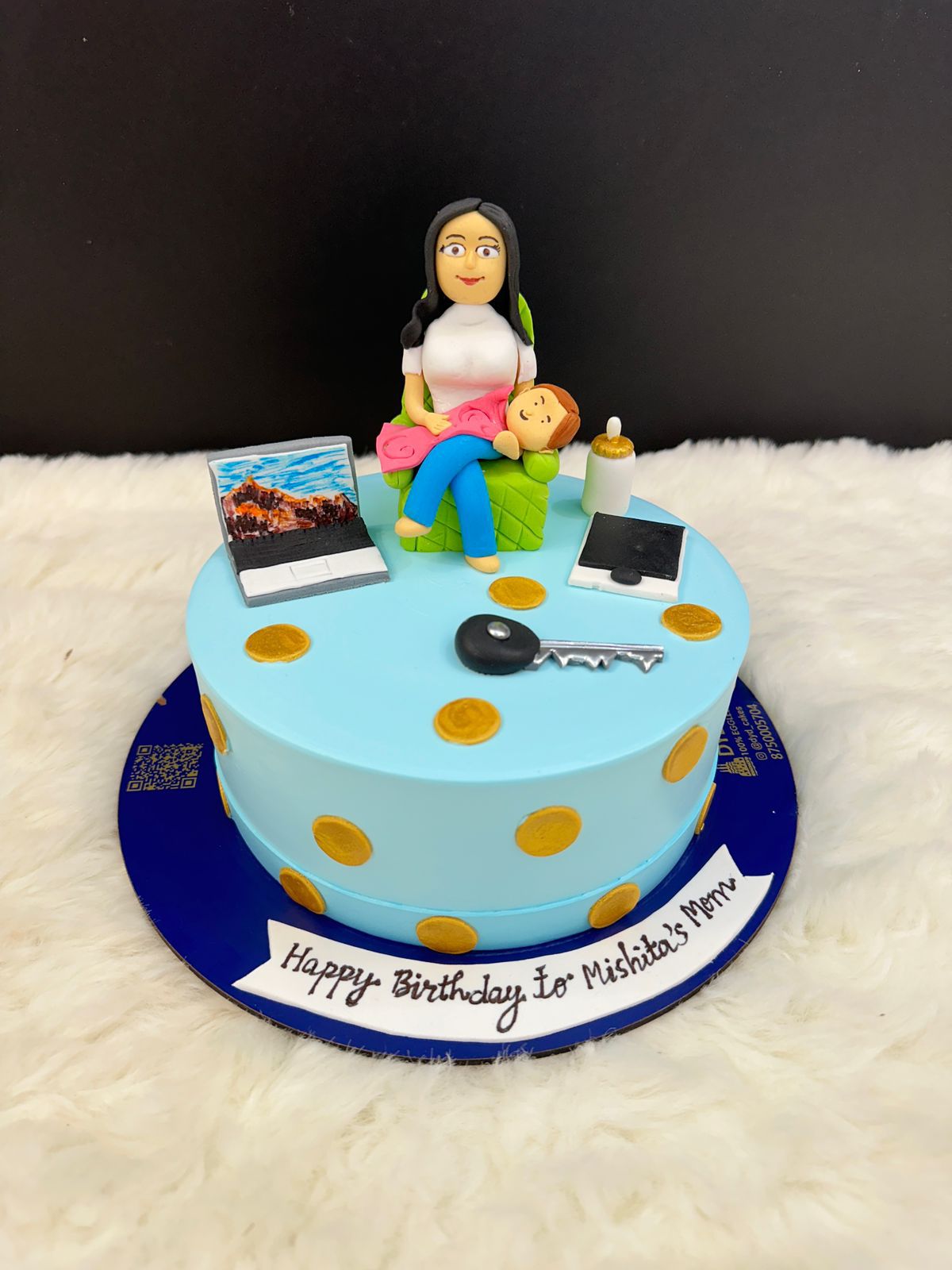 Work-from-Home Mom Theme Cake