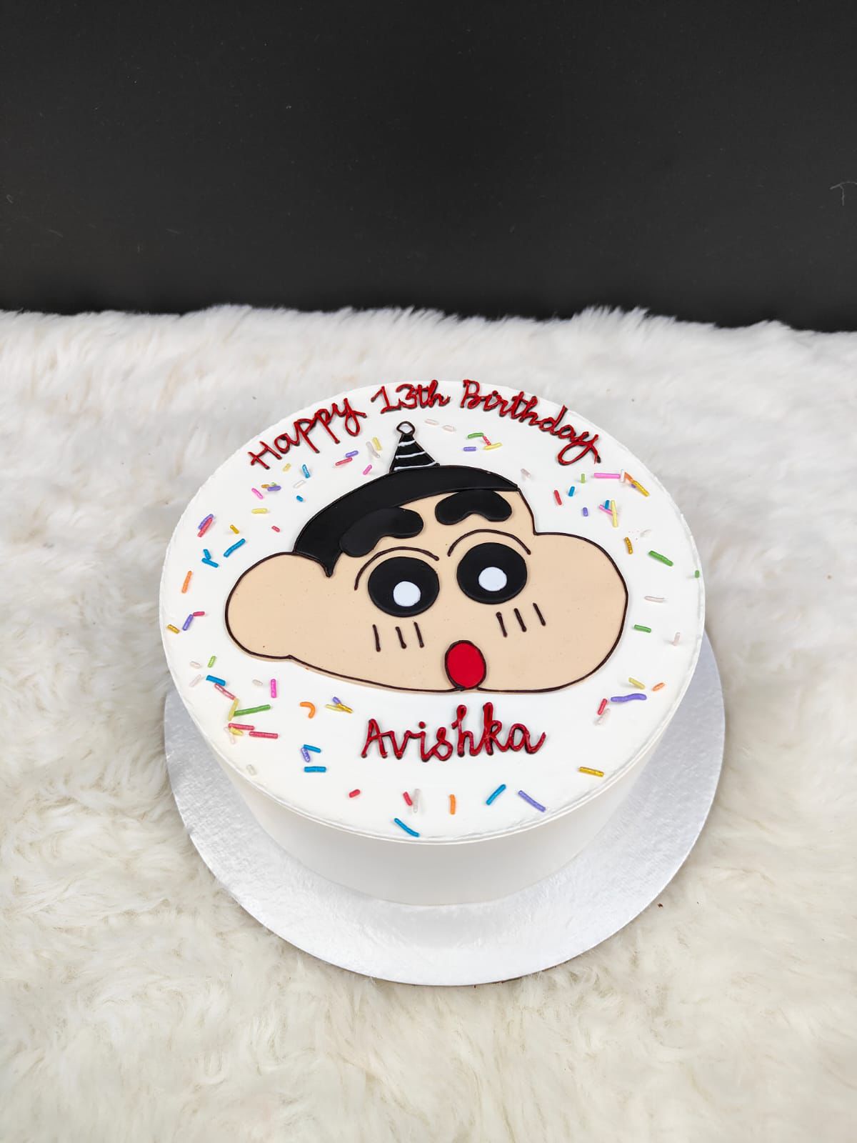 Shinchan Theme Birthday Cake