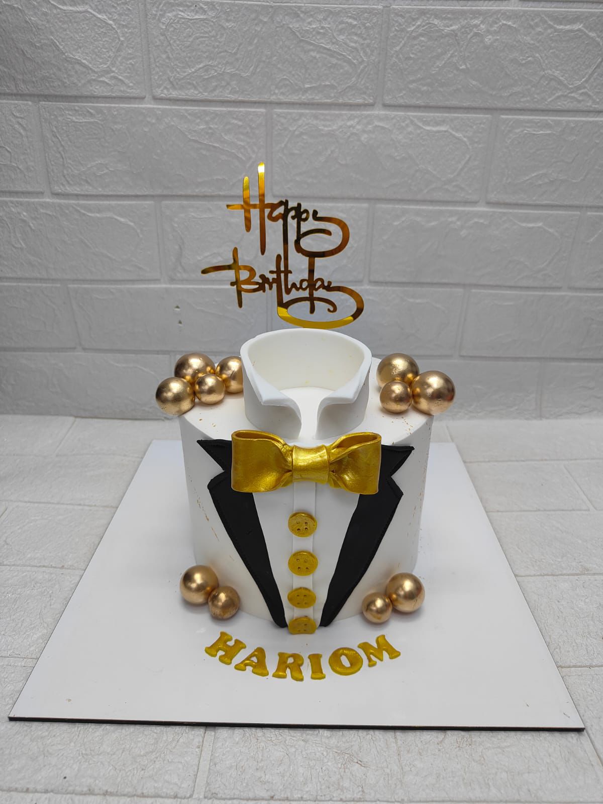 Gentleman's Tuxedo Cake