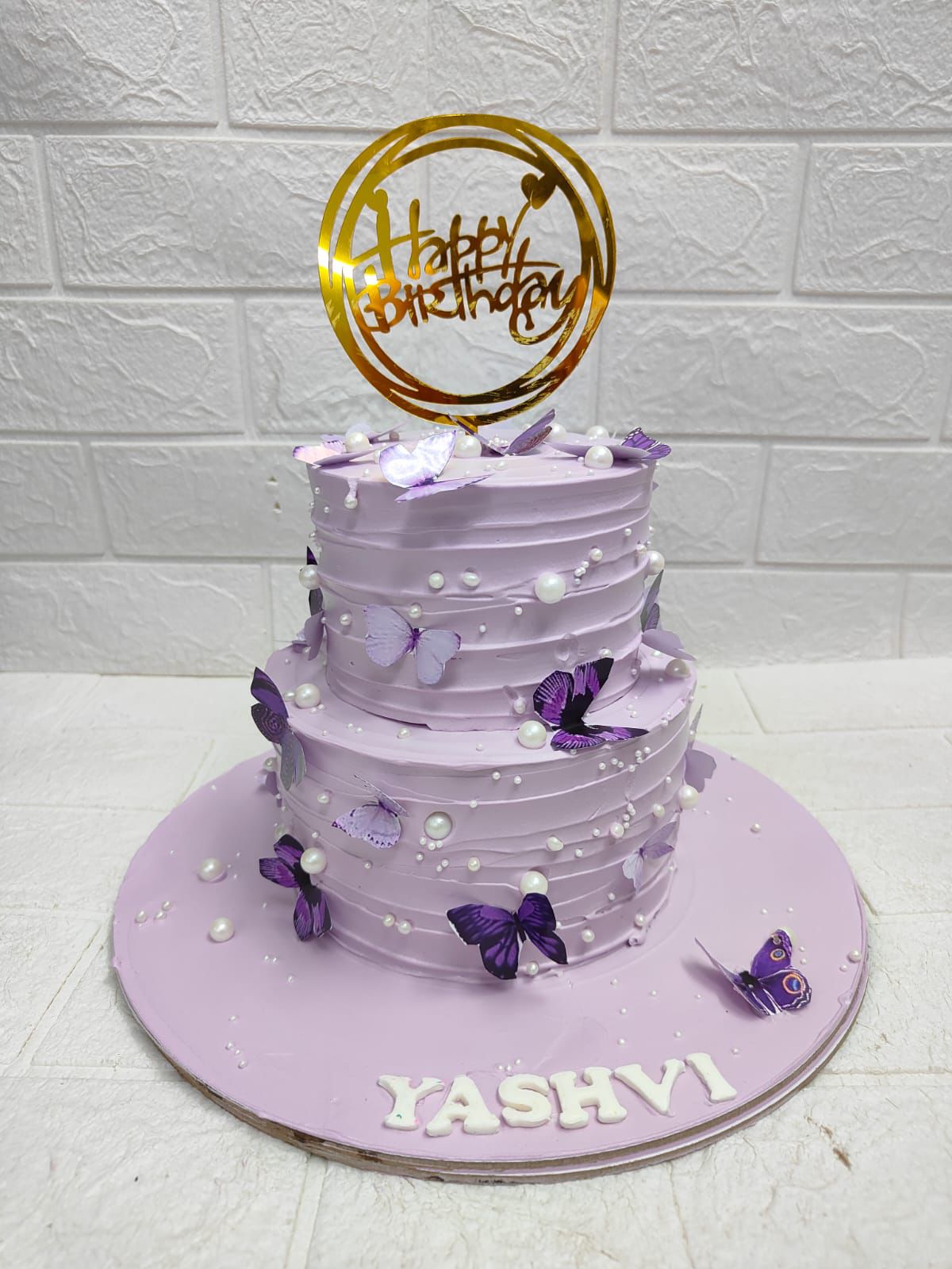 Enchanting Butterfly Tiered Cake