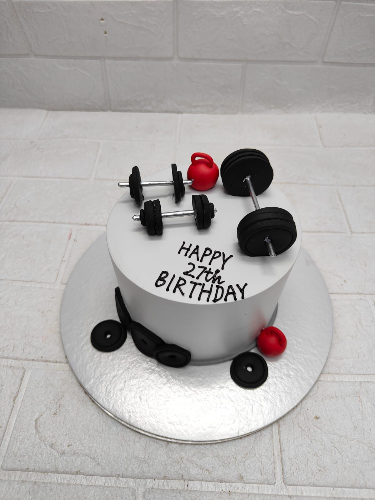 Fit & Fabulous Birthday Cake