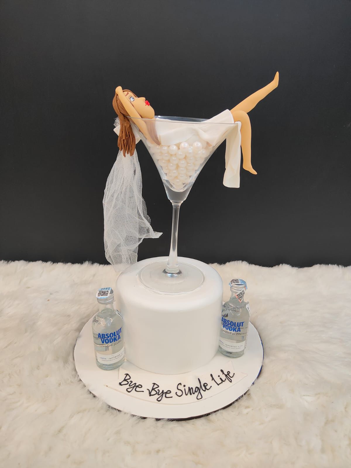 Vodka Bride theme Cake