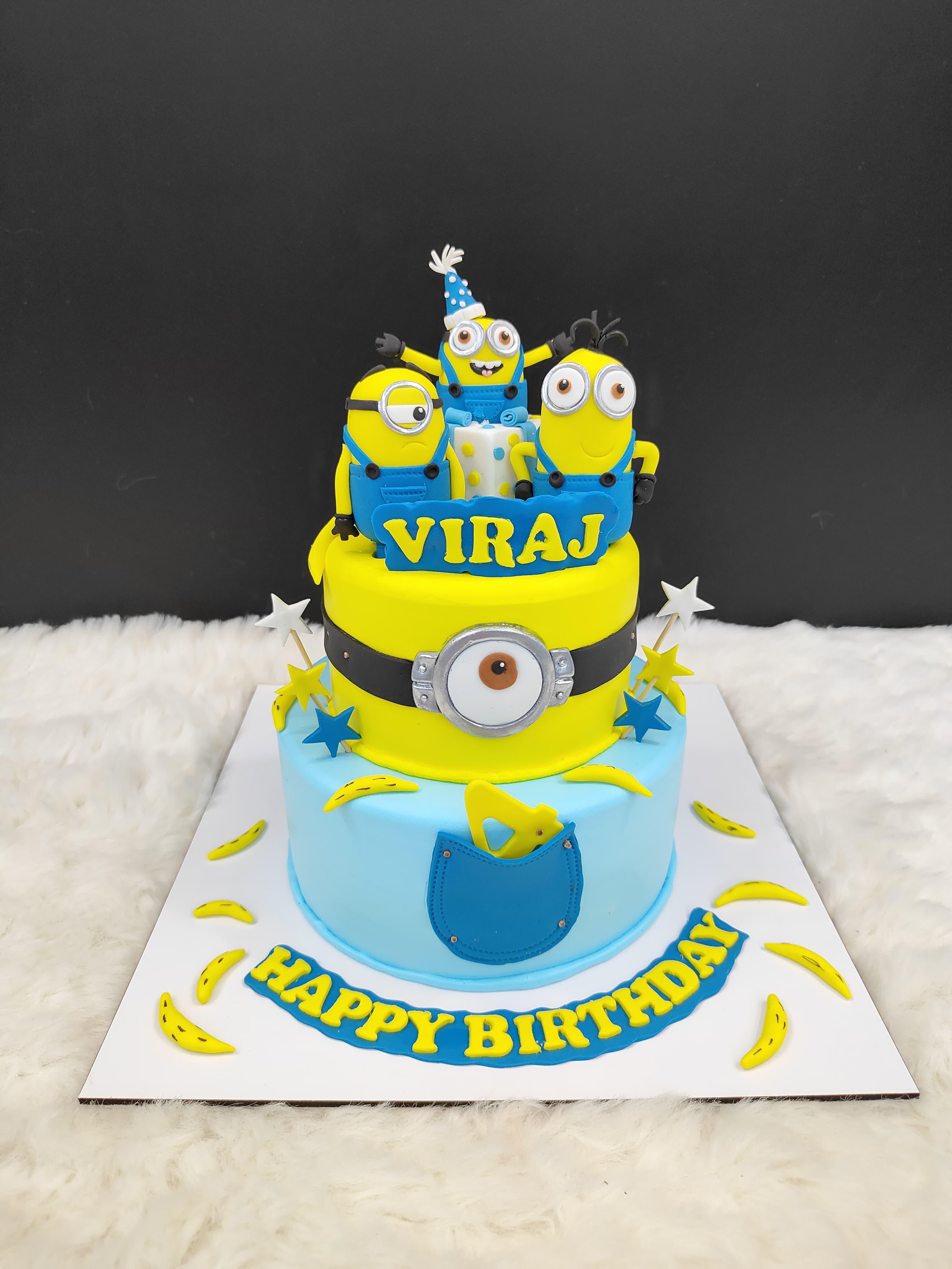 Banana Squad Birthday Bash cake