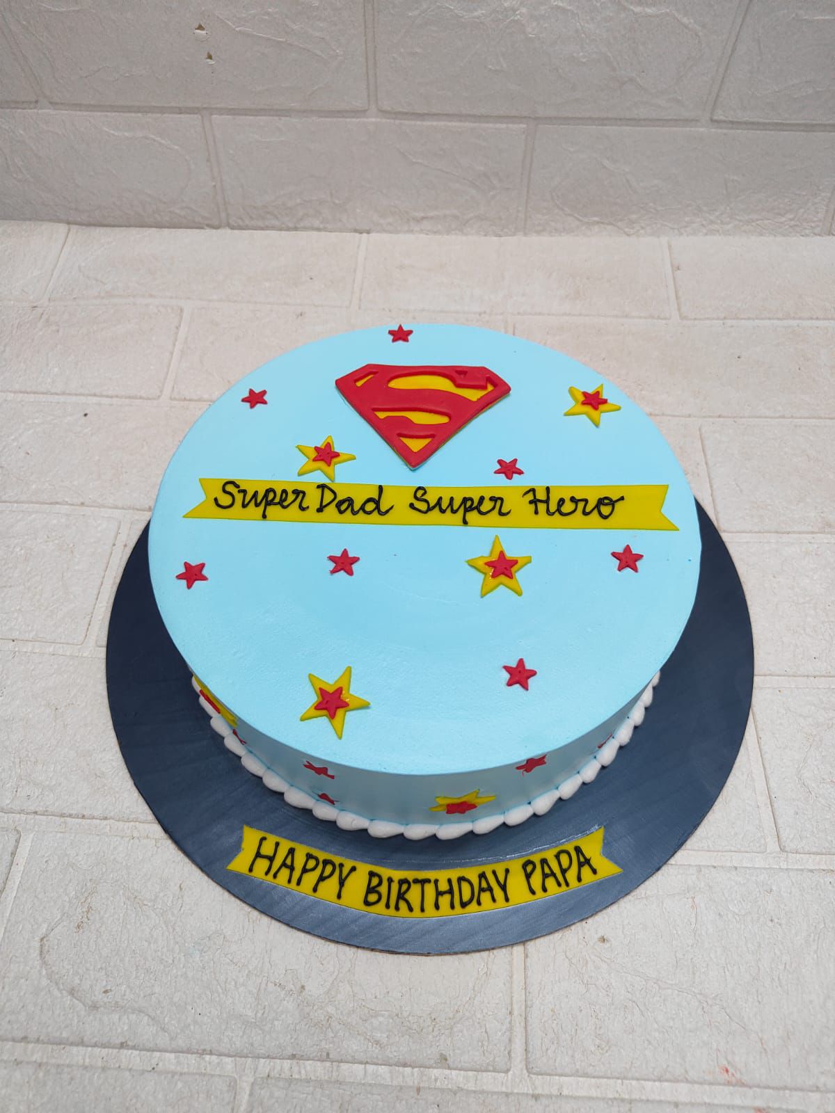 Super Dad Hero Cake
