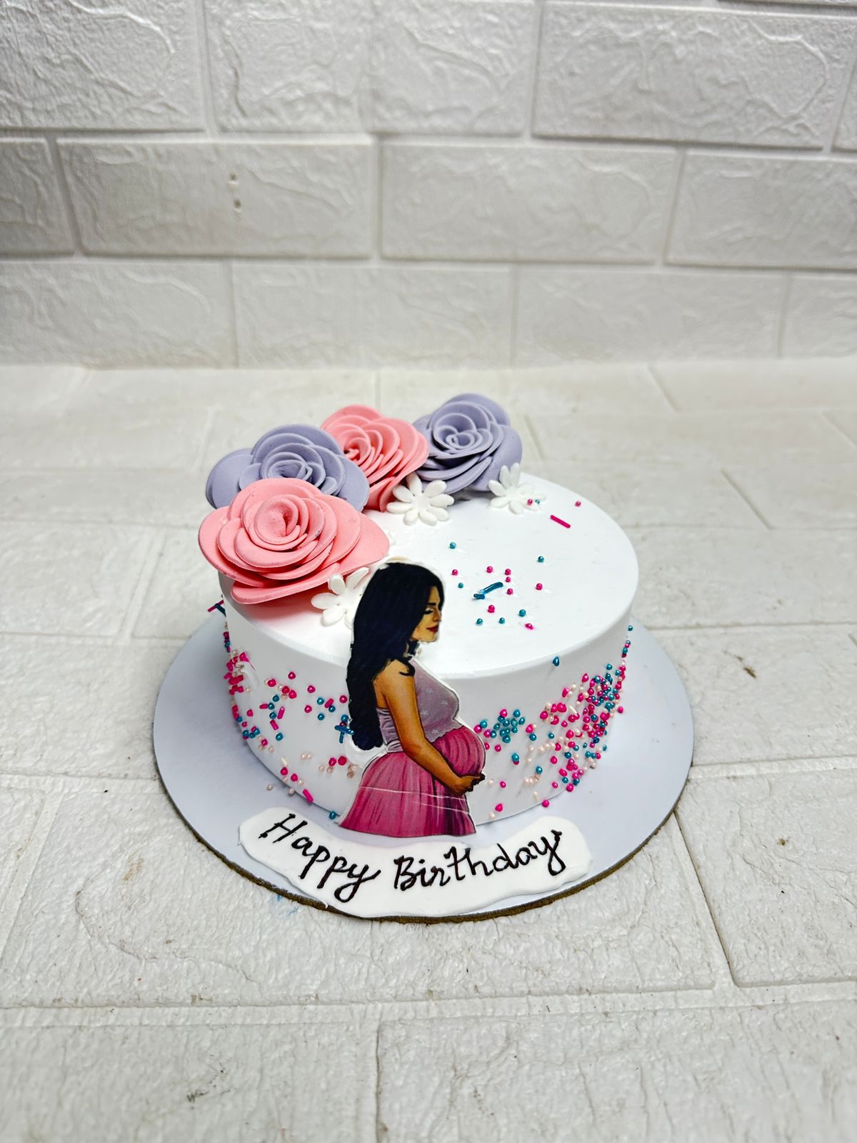 Blossoming Mama Cake