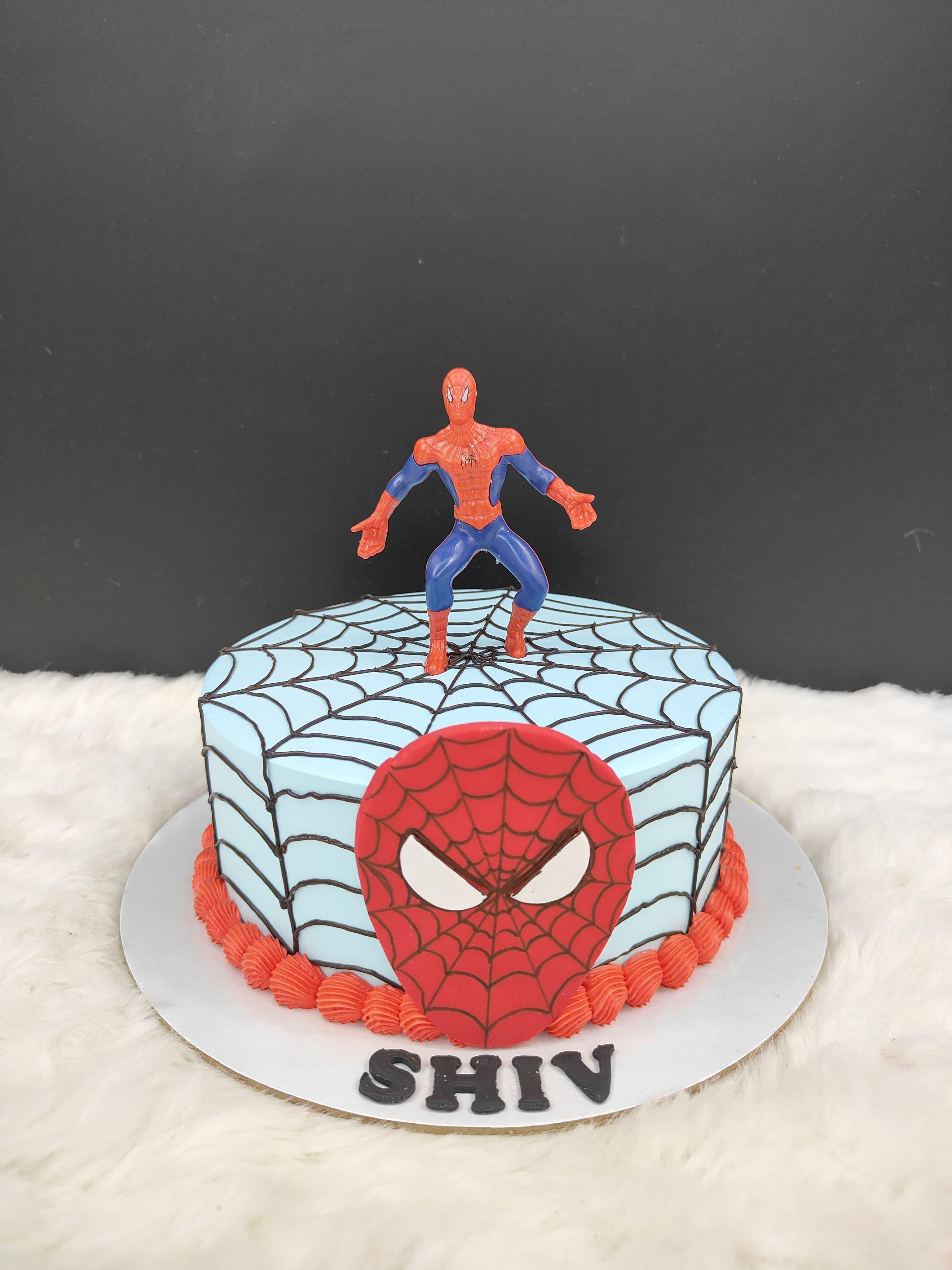 Spider-Man Birthday Cake