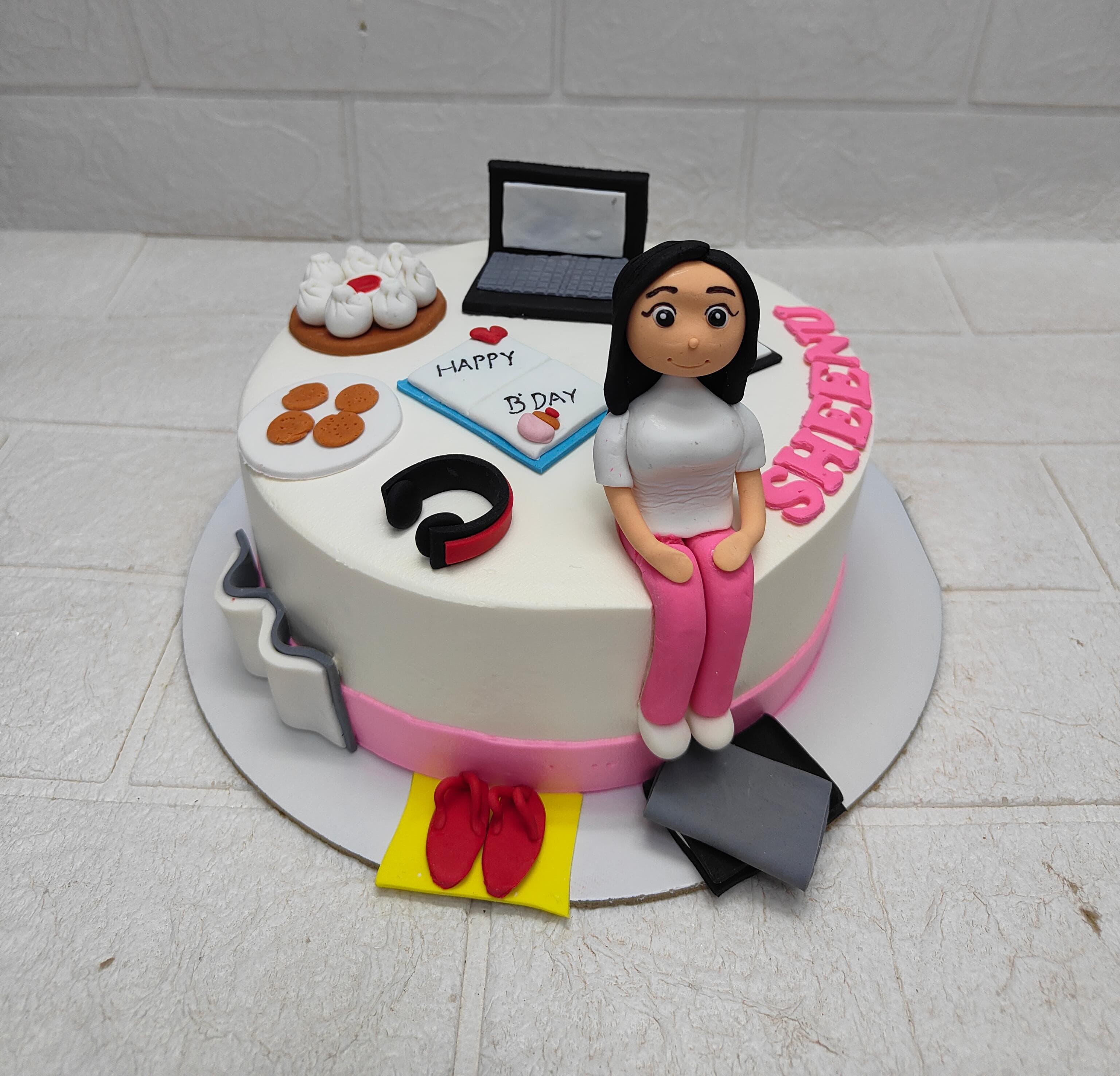 Girls’ Lazy Day Theme Birthday Cake