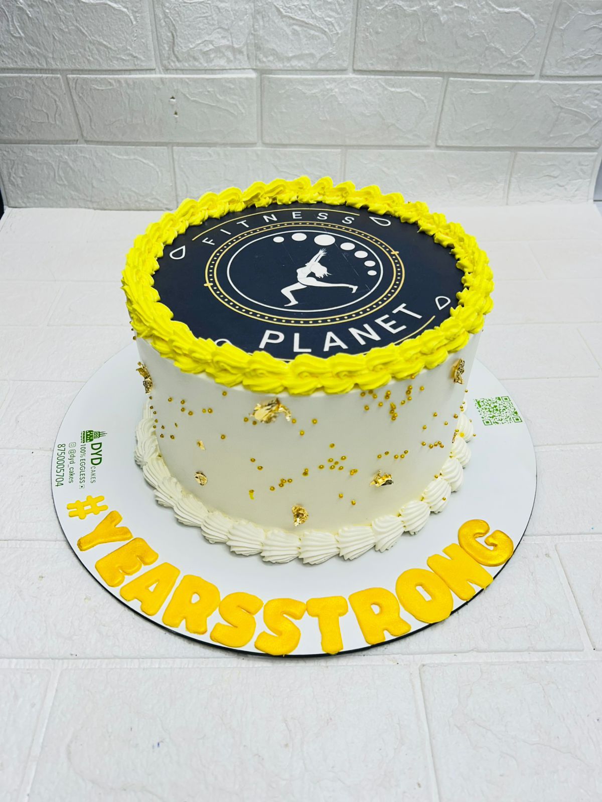 Fitness Planet Gym Anniversary Cake