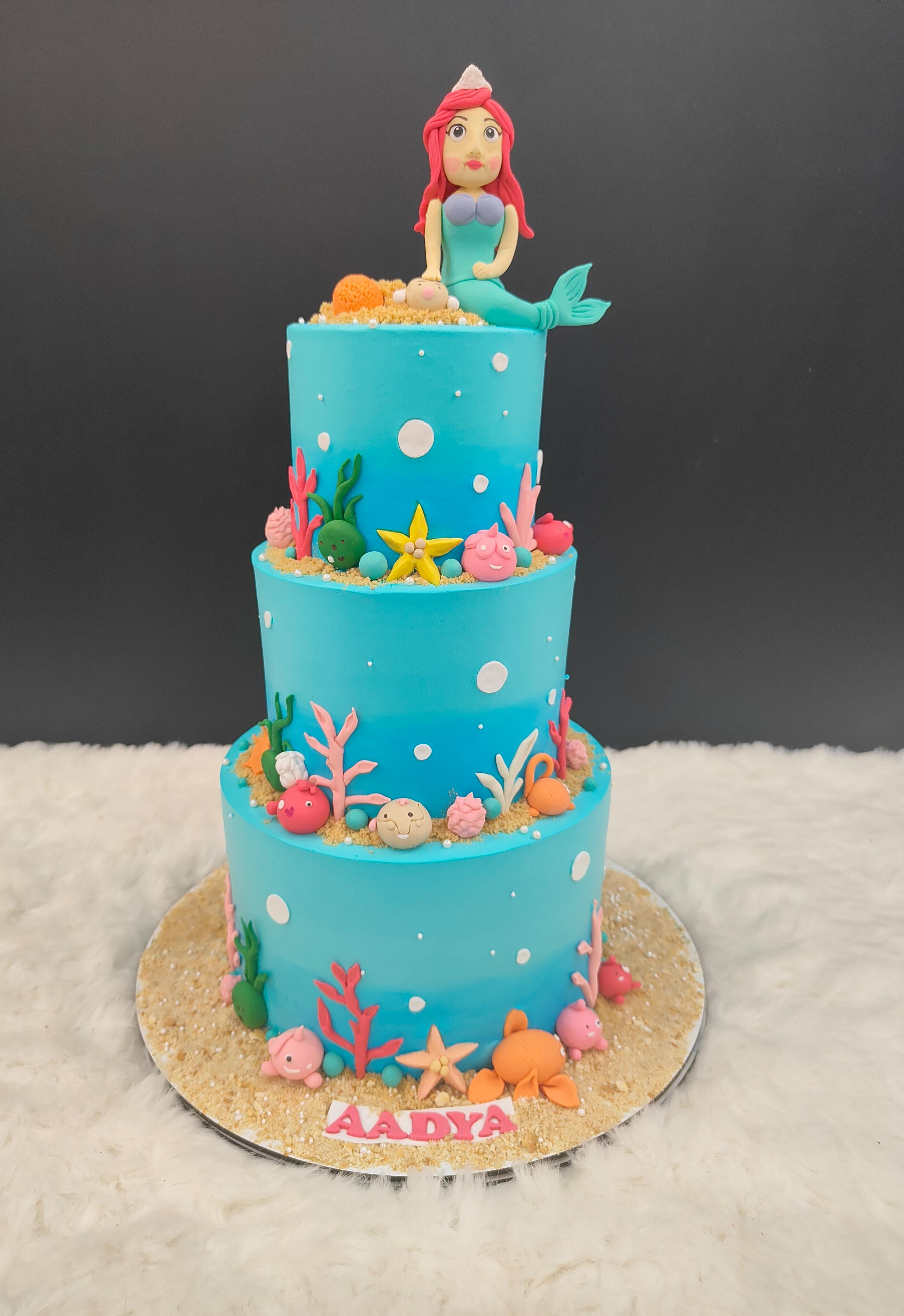 Mermaid Theme Cake