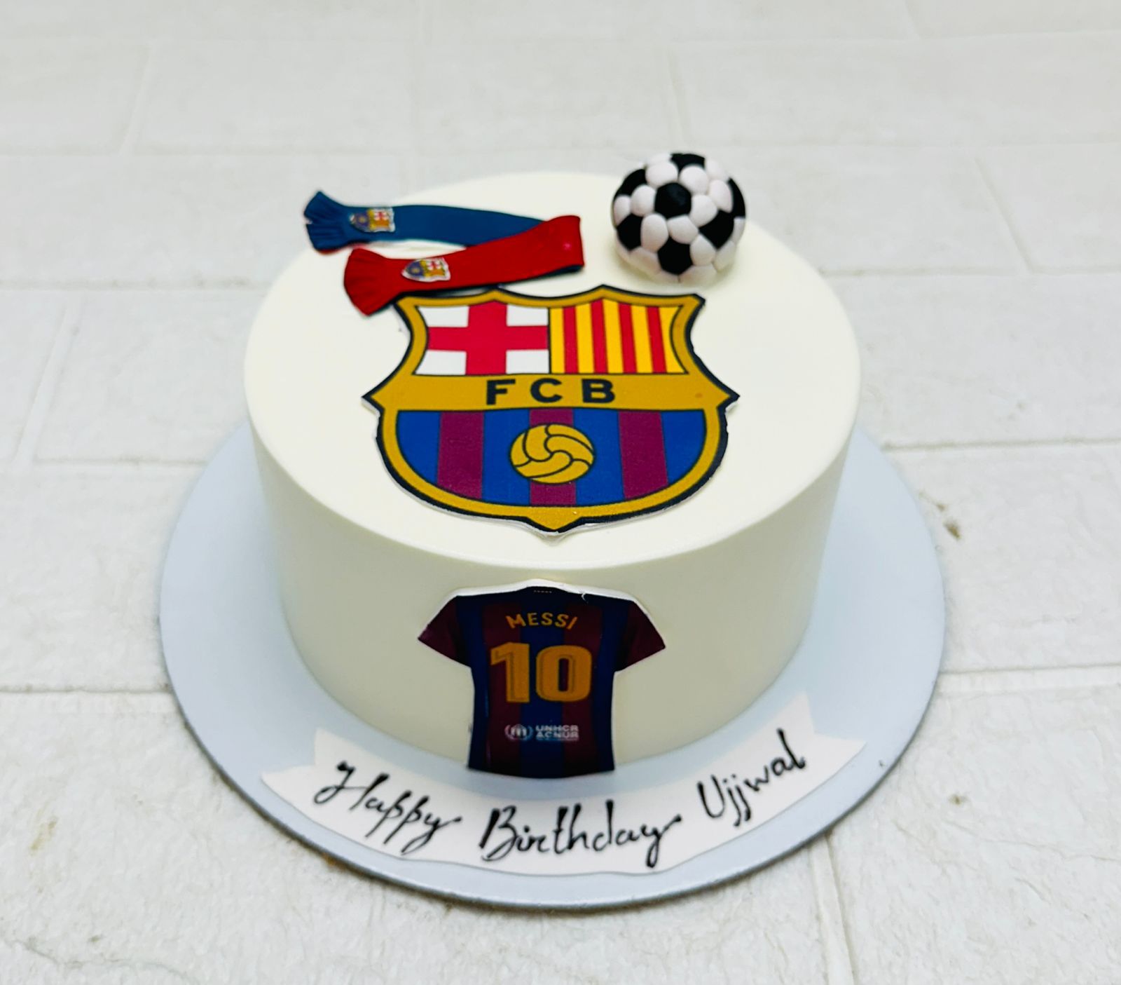 FC Barcelona Birthday Cake