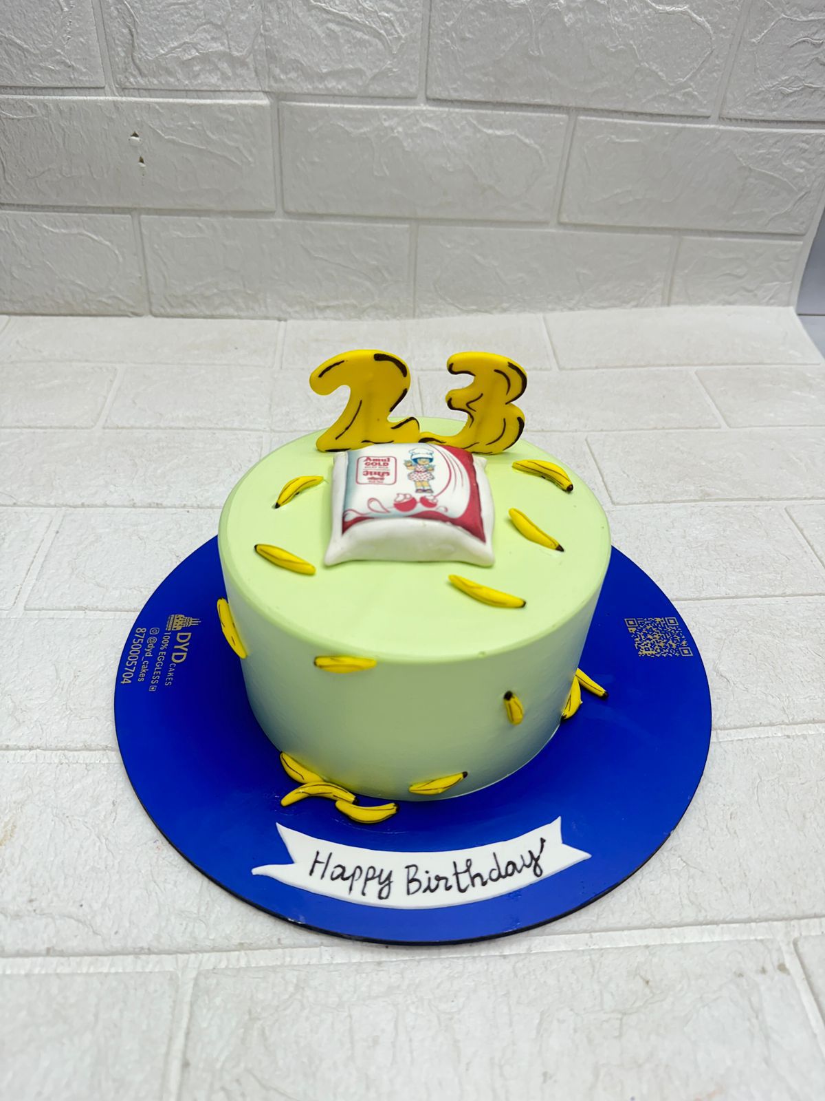 Banana Noodle Birthday Cake