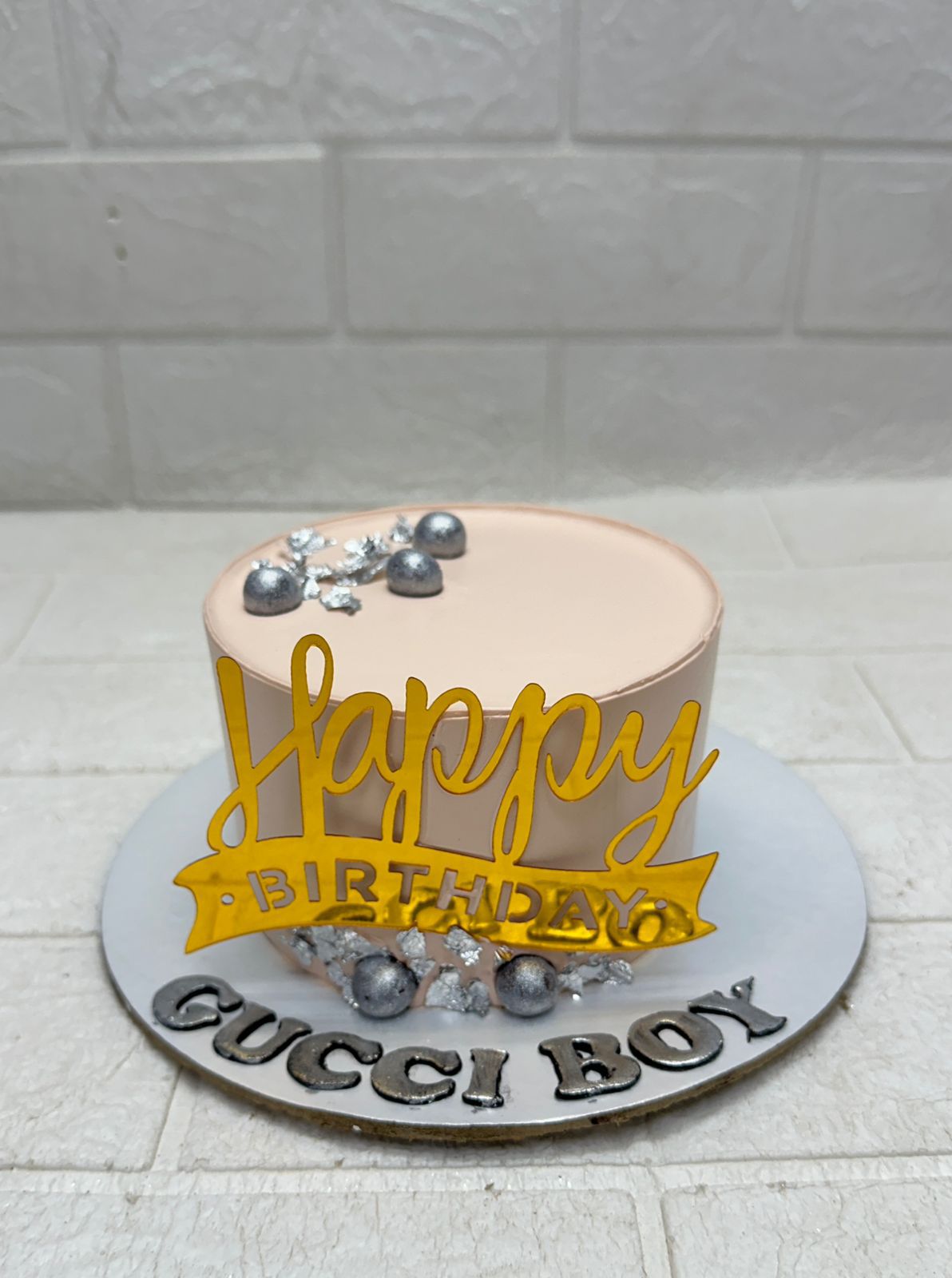 Pink Birthday Cake