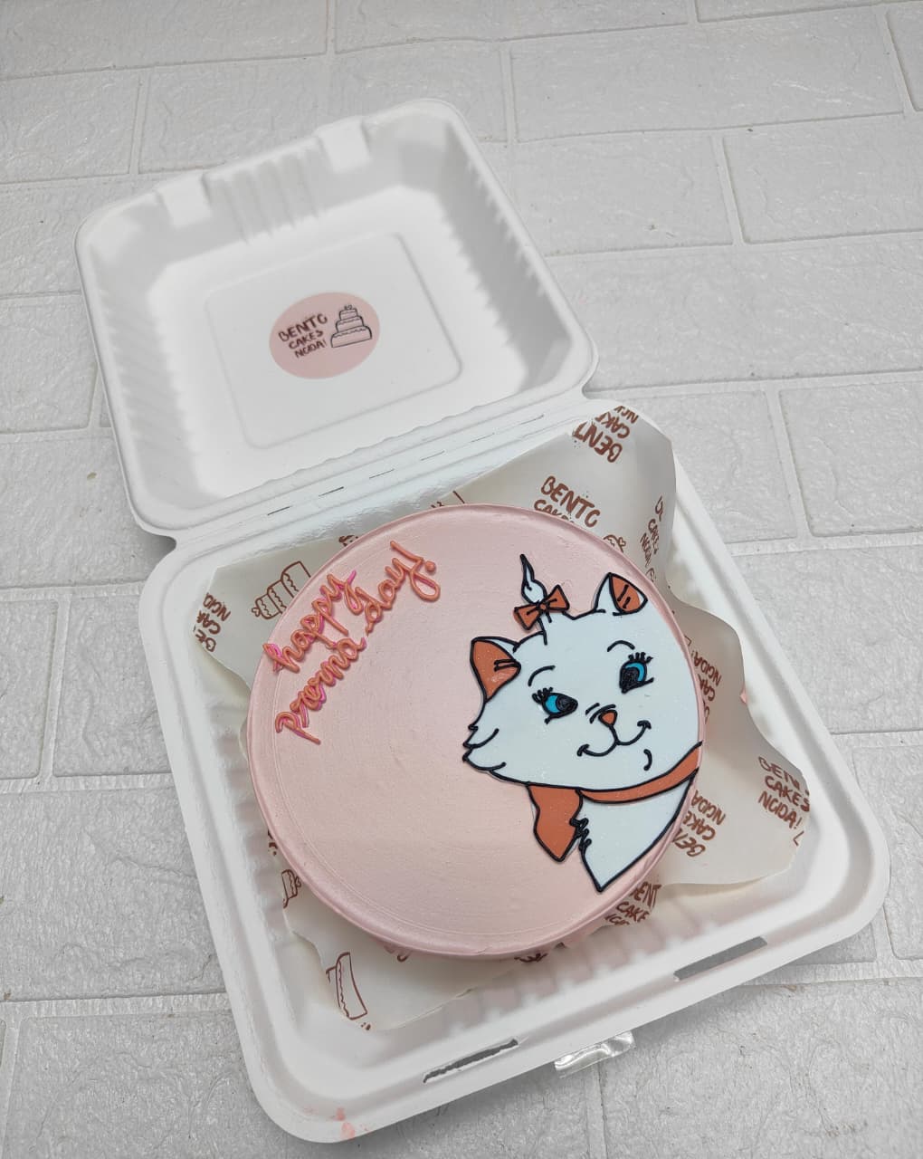 Cat Bento Birthday Cake