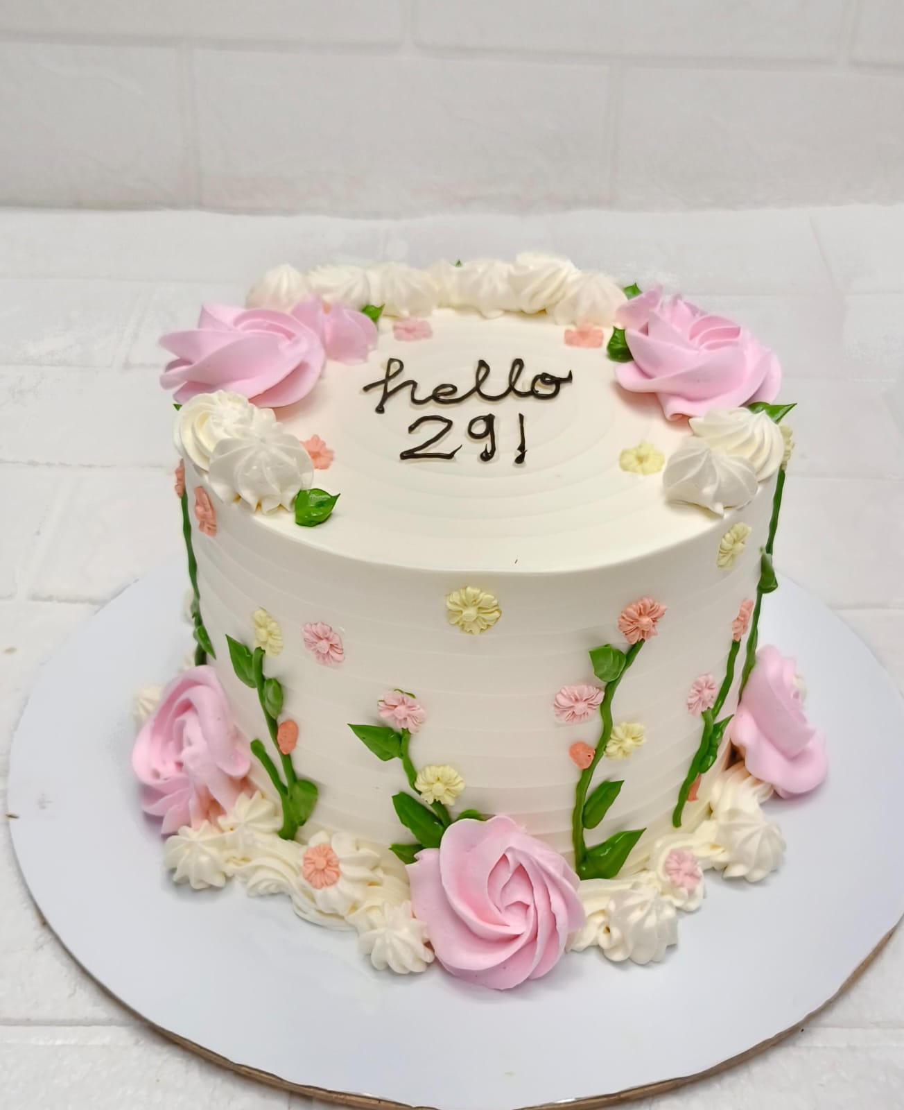 Pastel Floral Cake