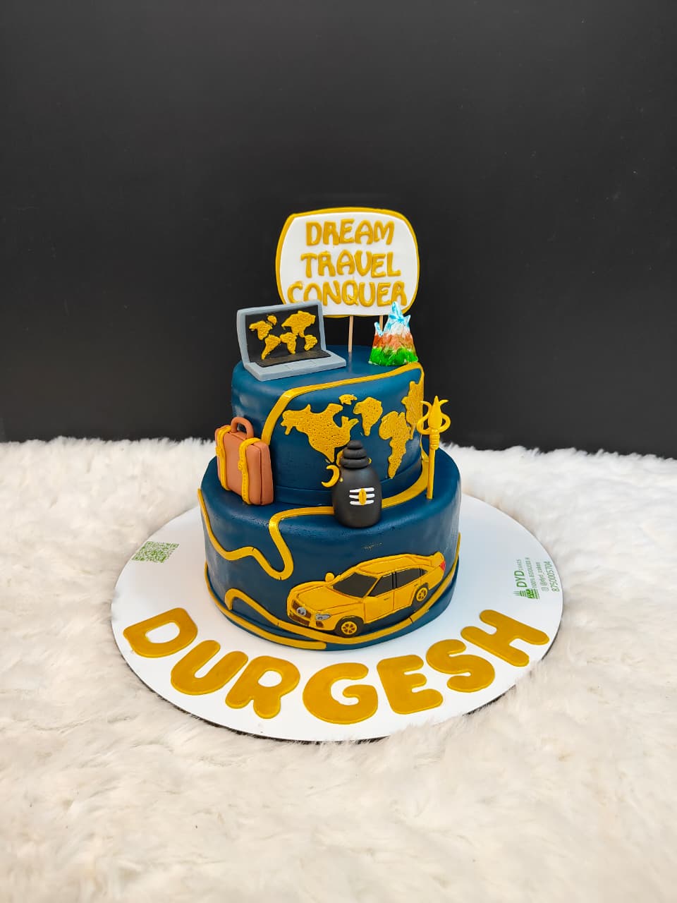 Travel Theme Birthday Cake