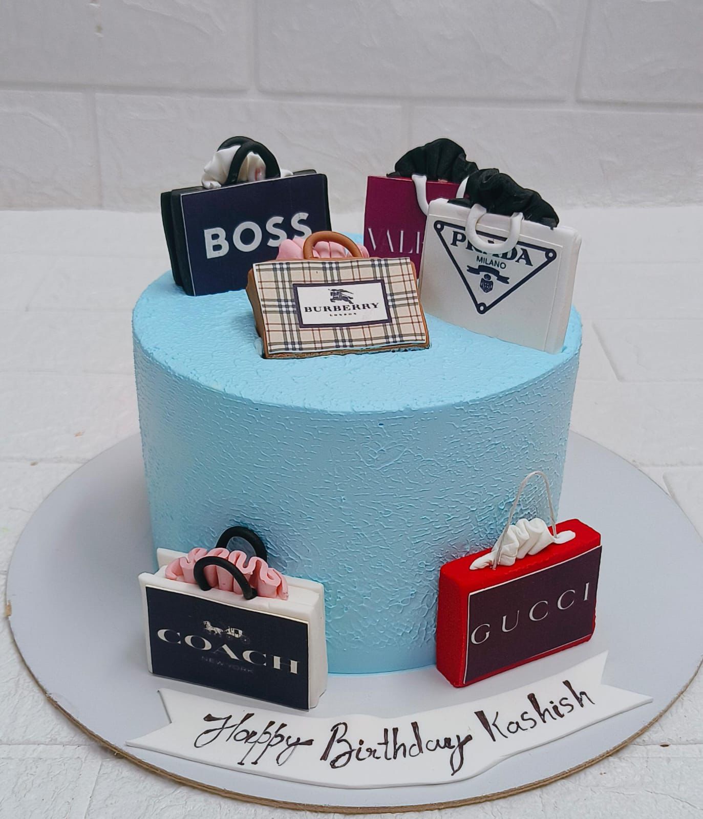 Luxury Shopping Bag Birthday Cake