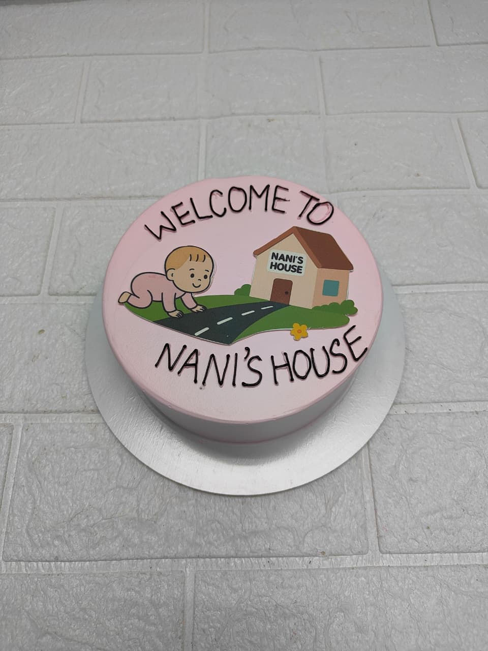 Baby Theme Welcome Cake