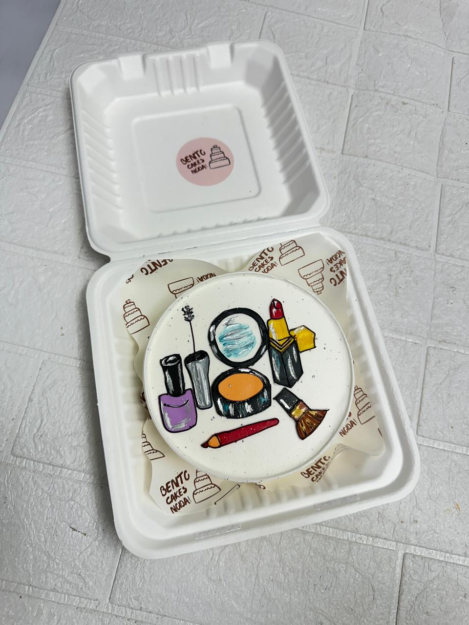 Makeup Theme Bento Cake