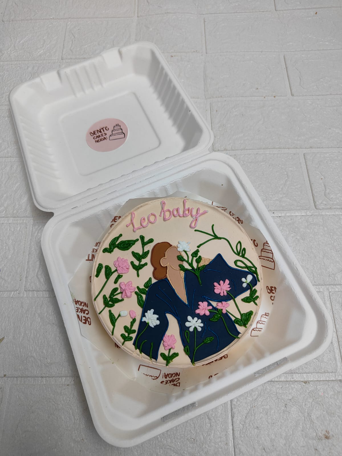 Leo Baby Bento Cake