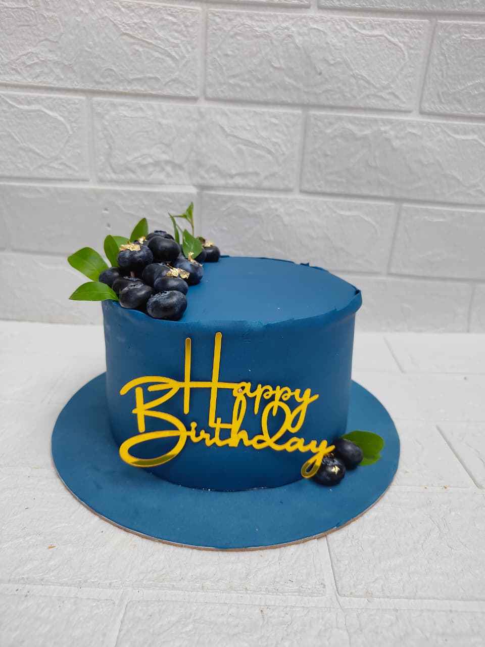 Blueberry Birthday Cake