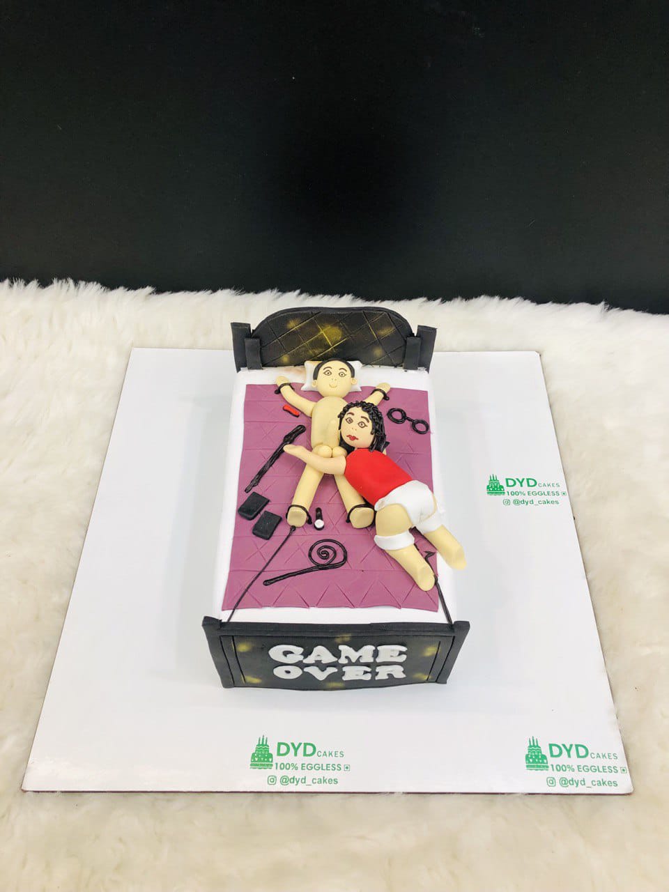 Adult-Themed Bed Cake