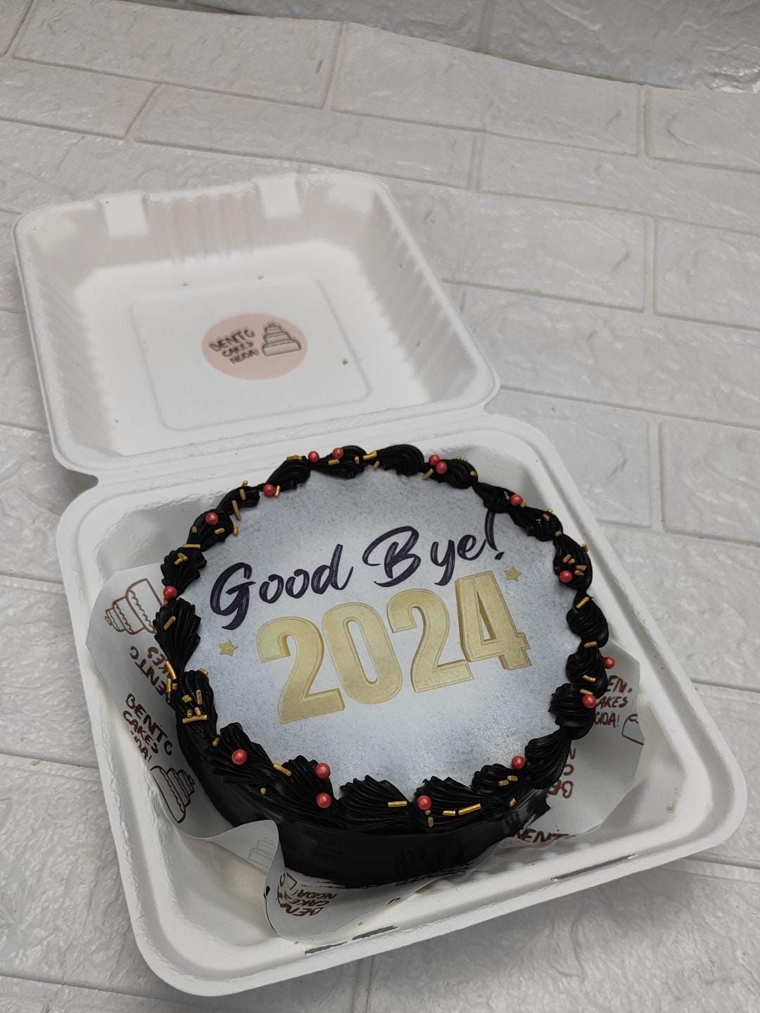 Goodbye 2026 Bento Cake