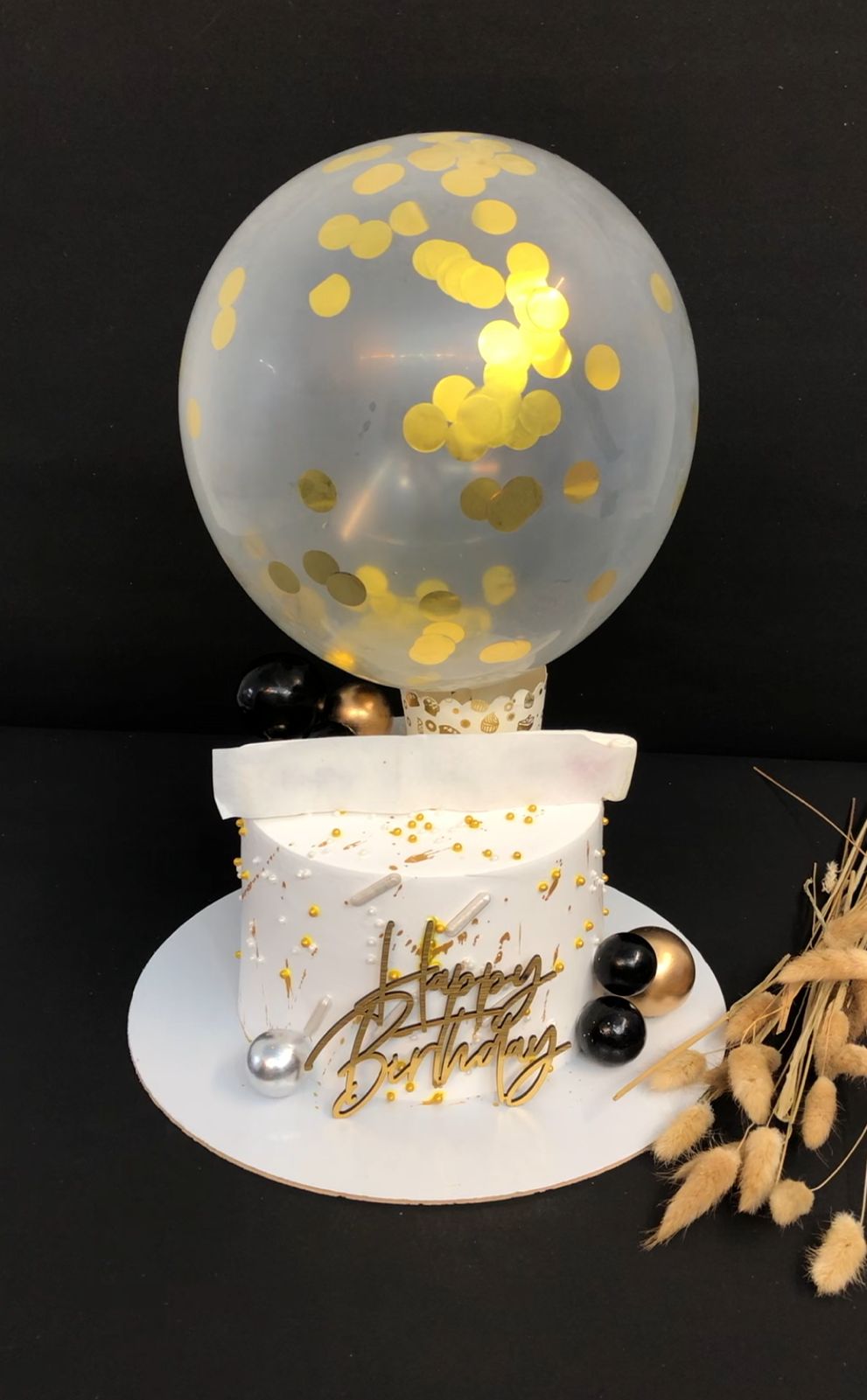 Fire Balloon Cake