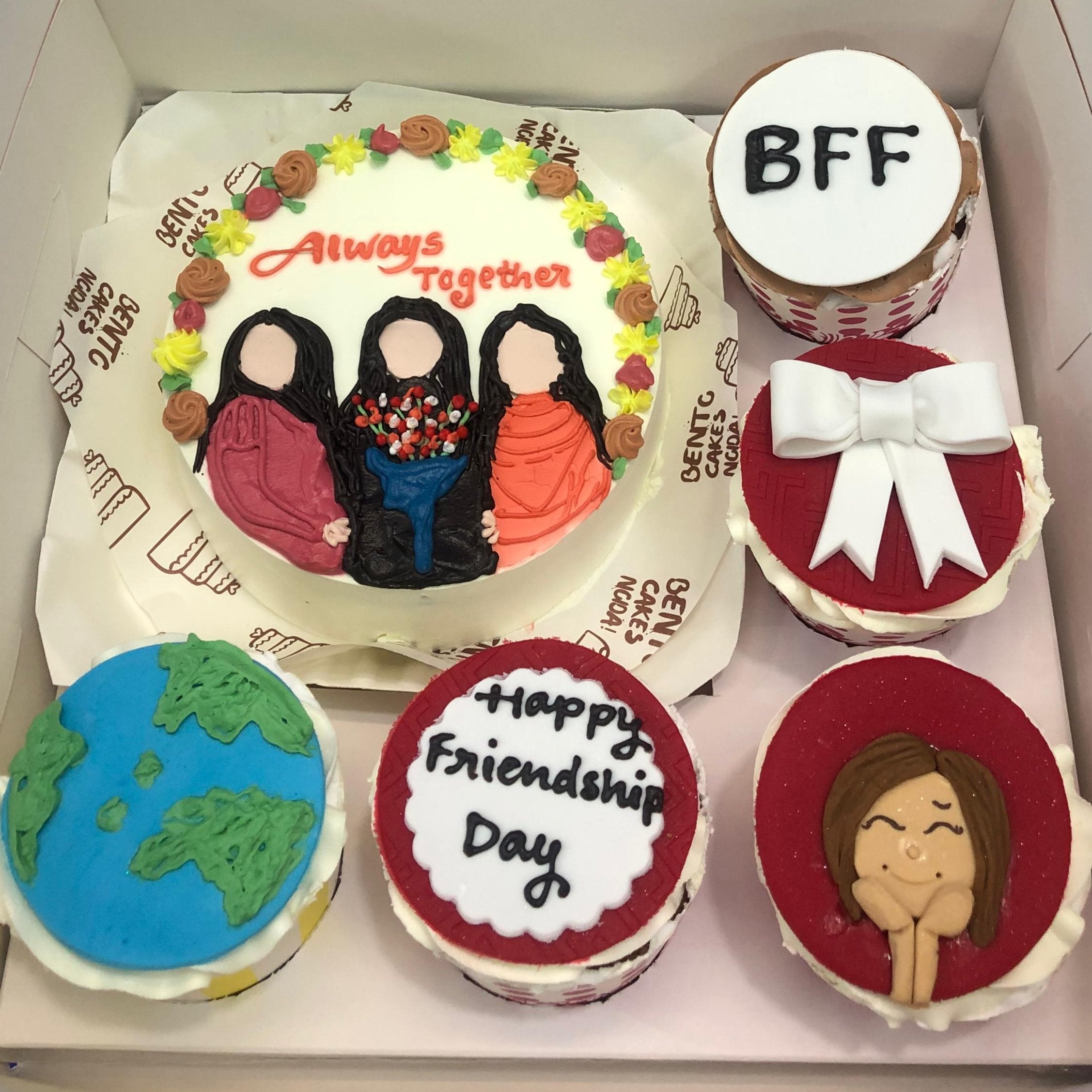 Friendship Day Always Together Combo Cake