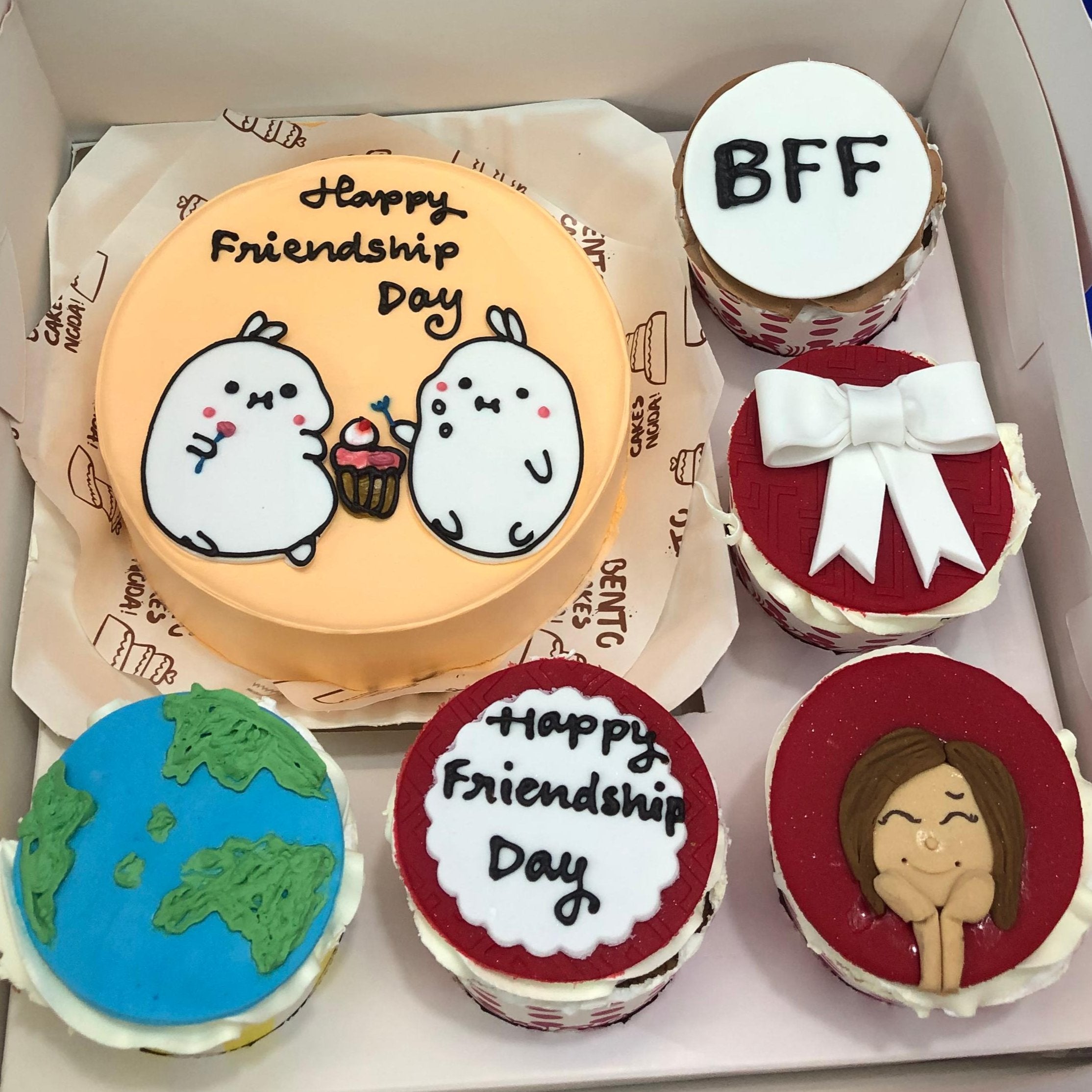 BFF Friendship Day Combo Cake