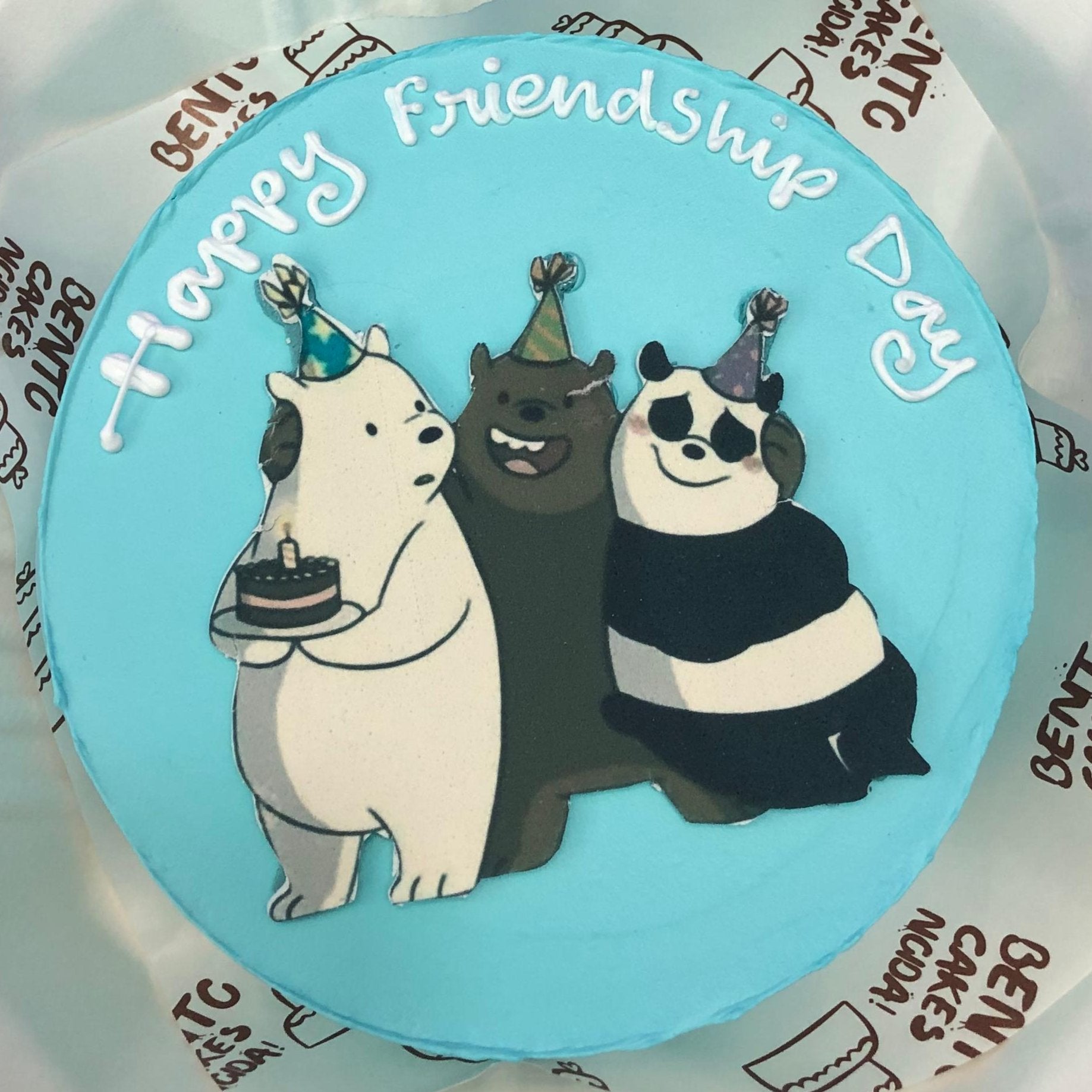 Bear Friendship Day Cake